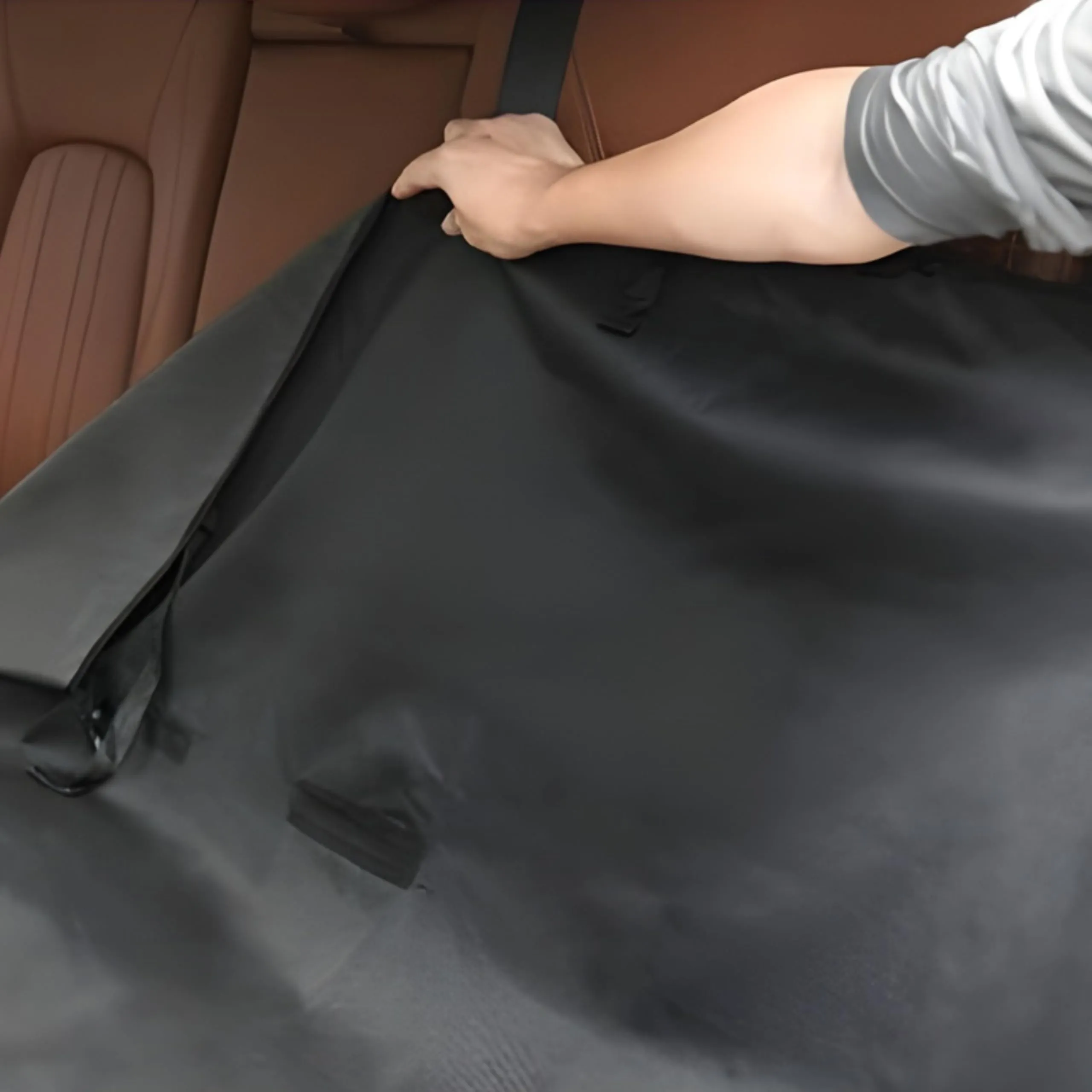 YASTA Coprisedile Auto per Cani, 140x130 cm, Telo Sedili Posteriori - immagine 7