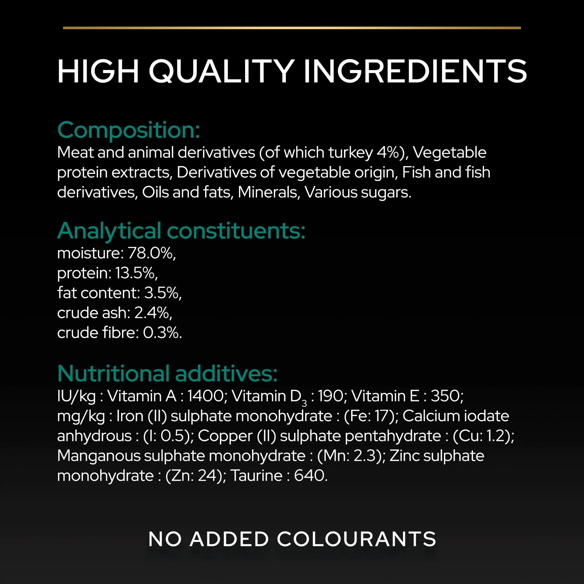 Purina Pro Plan Sterilised 7+ Senior Tacchino, Patè in Salsa per Gatti, 4x85 g - immagine 7