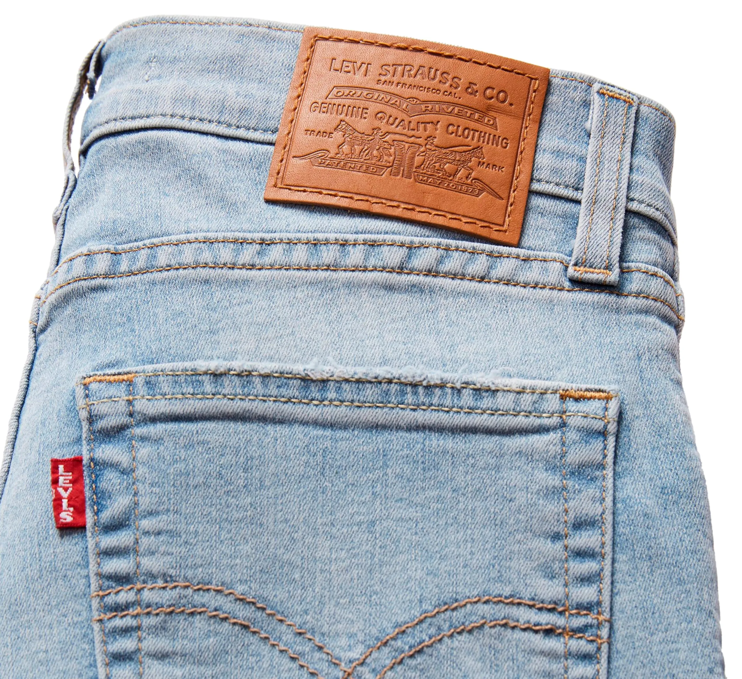 Levi's 724 High Rise Straight Jeans Donna, Cool Bright in Blue, 29W / 30L - immagine 4