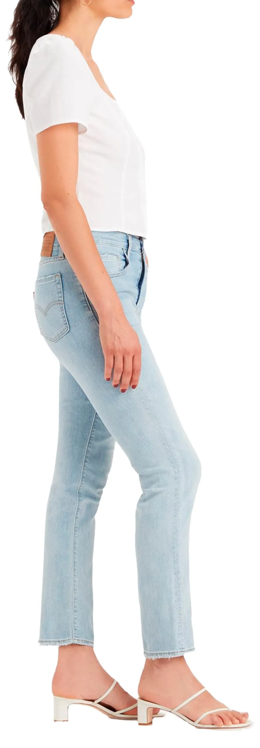 Levi's 724 High Rise Straight Jeans Donna, Cool Bright in Blue, 29W / 30L - immagine 7