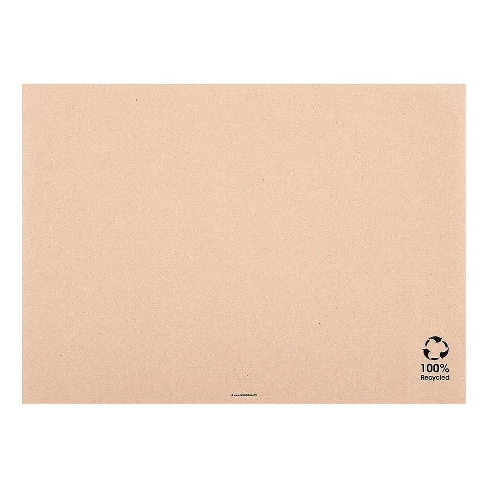 Garcia de Pou Tovagliette per vassoi Self-Service, 28 x 35 cm, carta riciclata naturale, 500 pezzi - immagine 1
