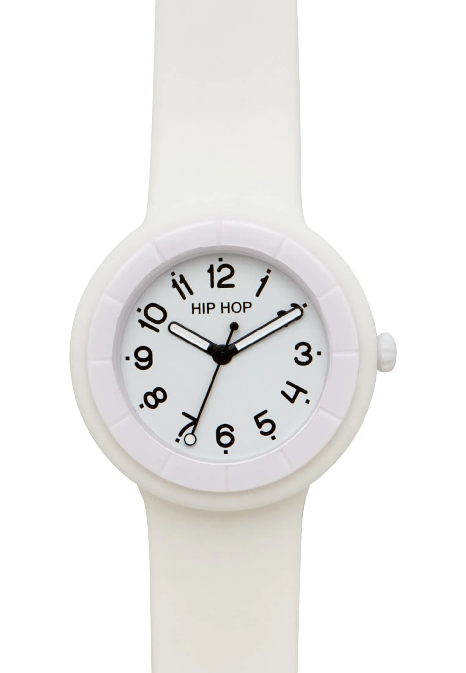 HIP HOP Hero.Dot Orologio Donna, Cinturino in Silicone Soft Touch Intercambiabile, Cassa 34 mm, Movimento al Quarzo, Bianco - immagine 2