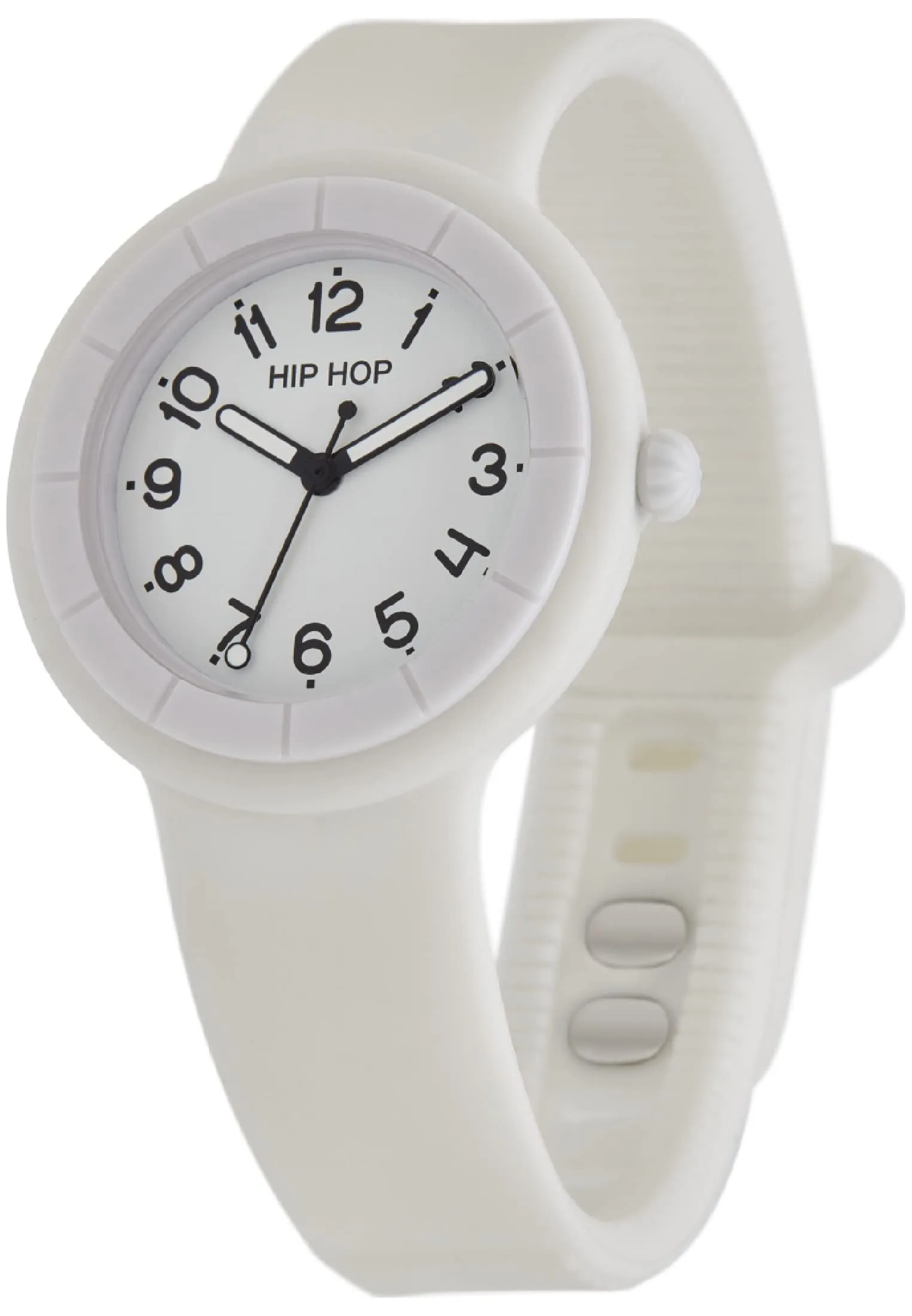 HIP HOP Hero.Dot Orologio Donna, Cinturino in Silicone Soft Touch Intercambiabile, Cassa 34 mm, Movimento al Quarzo, Bianco - immagine 3