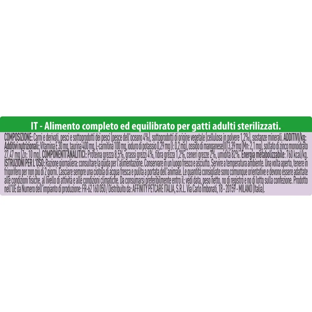 Trainer Natural Sterilized Paté di Pesce dell'Oceano per gatti adulti - 18 x 85g - immagine 5