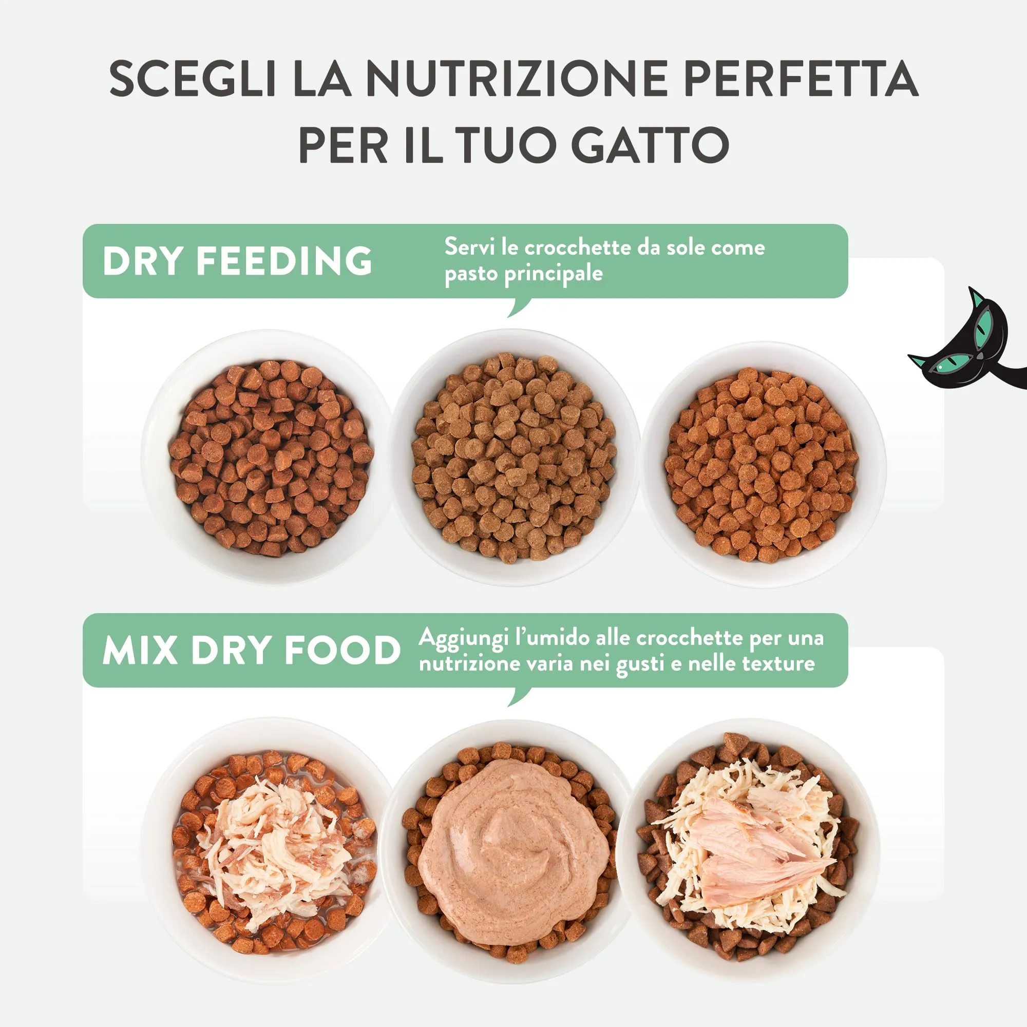 Schesir Born Carnivore Crocchette per Gatti Adulti, Aringa e Salmone, Cotte al Forno, 1,25kg - immagine 9