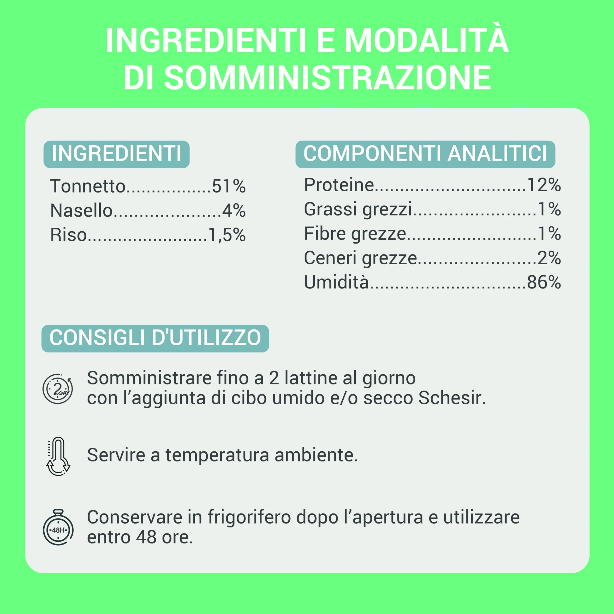 Schesir in Jelly Filetti di Tonno con Nasello per Gatti, 6 x 70 g - immagine 3