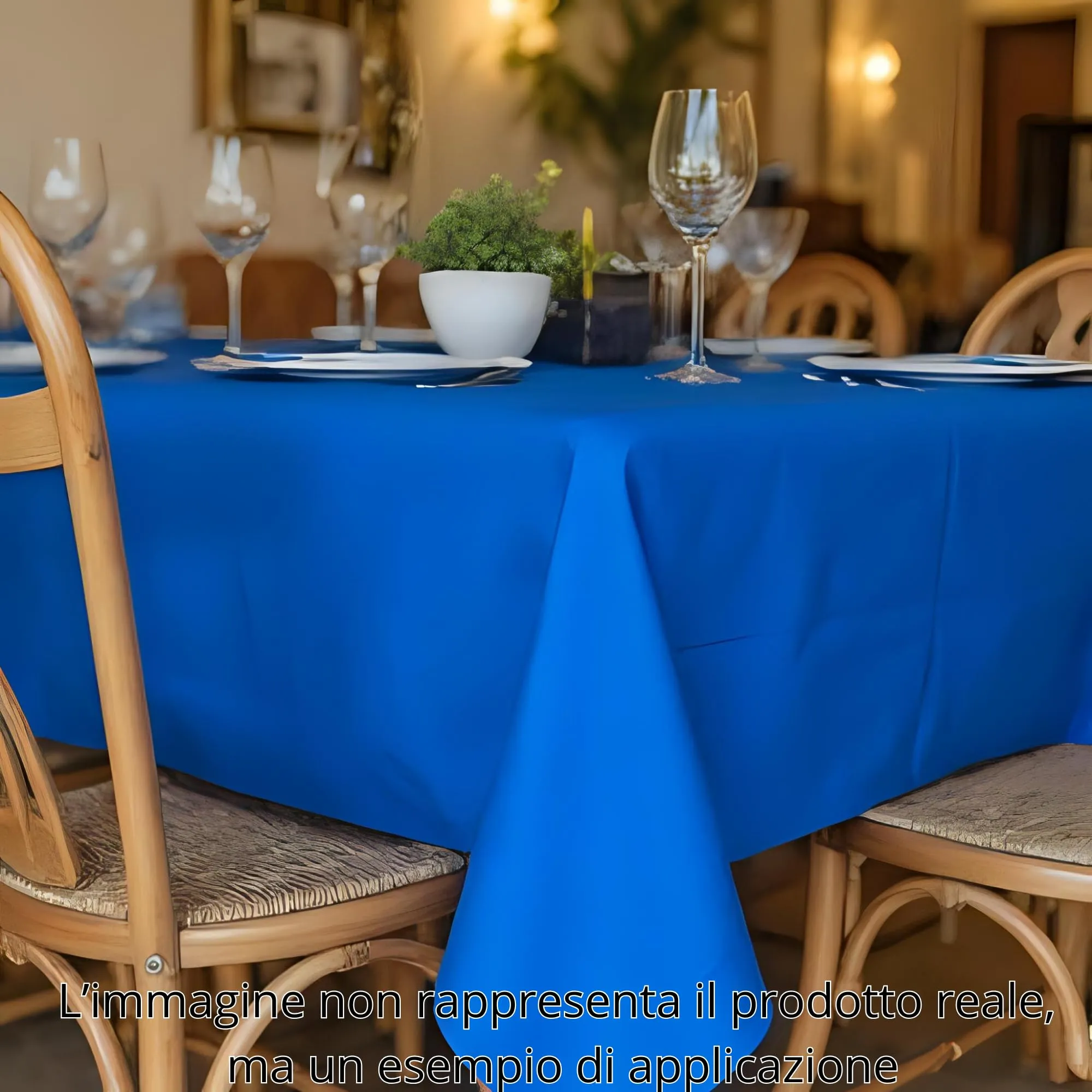 Tovaglie Coprimacchia Monouso TNT Blu Cobalto 100x100 cm, 48gr (50 pezzi) - immagine 8