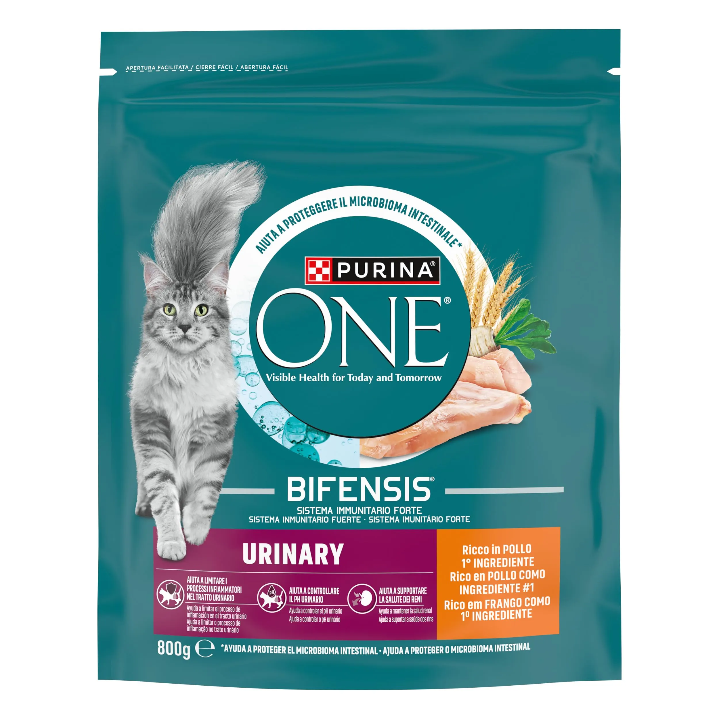 Purina ONE Bifensis Urinary Health Crocchette Gatti Adulti, 8 x 800g - immagine 2