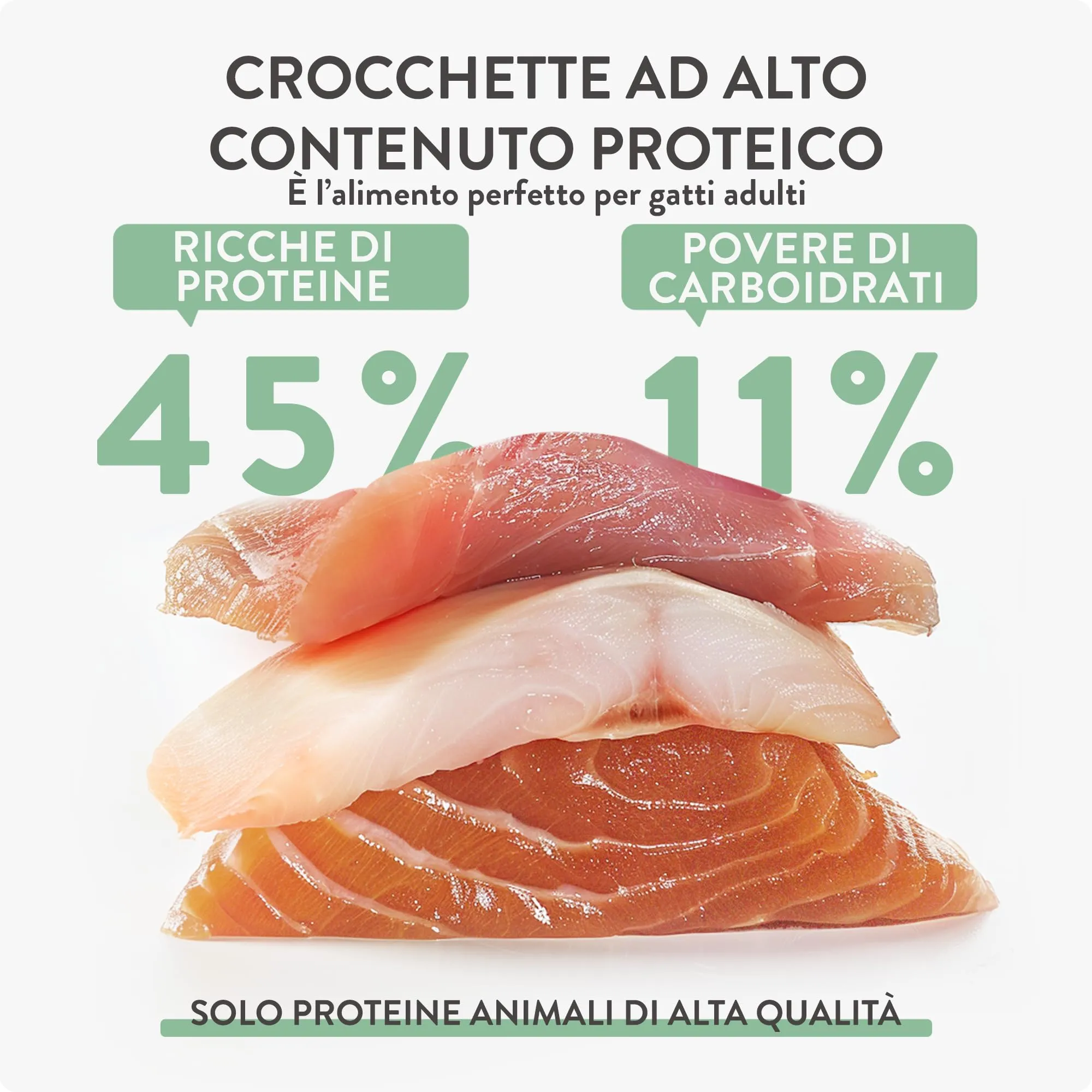 Schesir Born Carnivore Pollo e Uovo, Crocchette per Gatti Adulti, 1,25kg - immagine 7