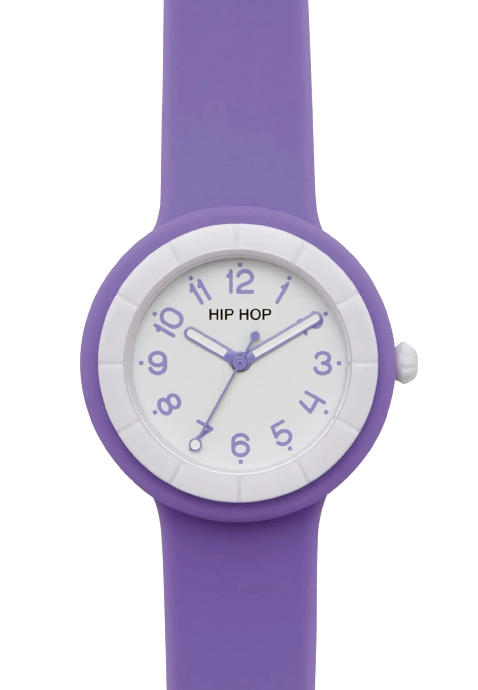 Hip Hop HWU1100 Orologio Donna, Cassa 32 mm, Movimento Miyota 2035, Cinturino in Silicone Lilla - immagine 2