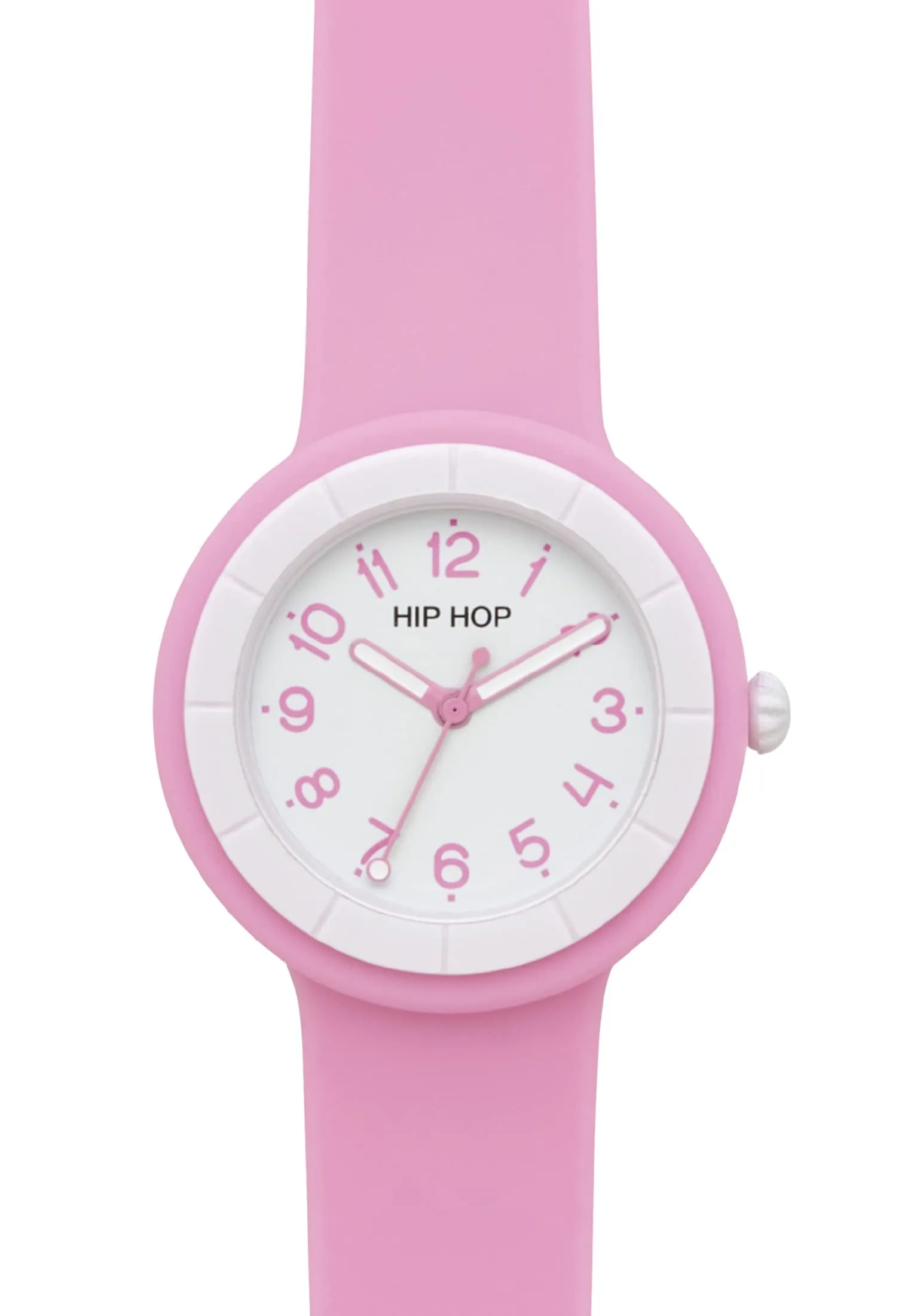 Hip Hop Hero.Dot Orologio Donna Bubble Gum, Cinturino in Silicone Intercambiabile, Cassa 34 mm, Movimento al Quarzo, Rosa - immagine 2