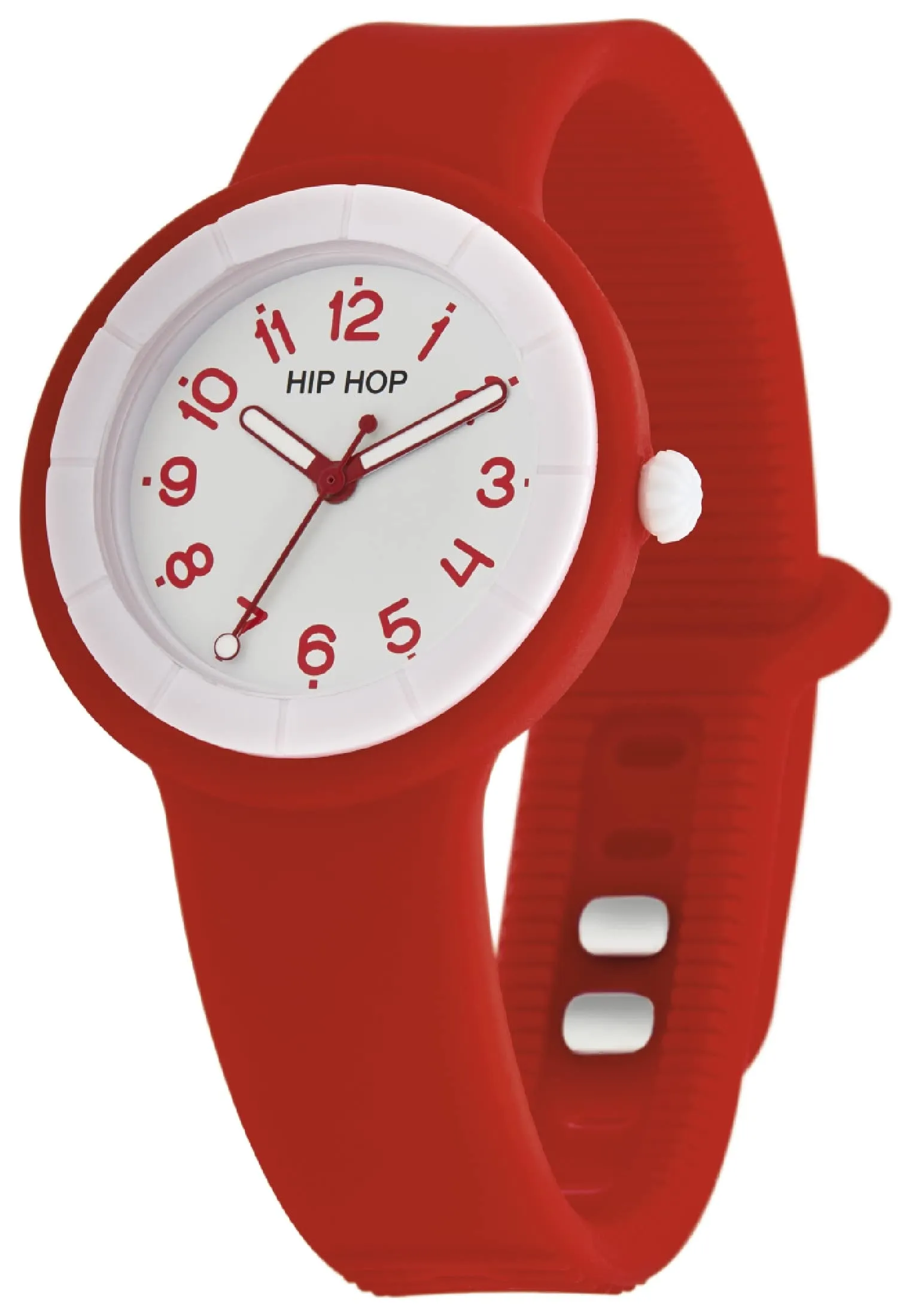 HIP HOP Hero.Dot Orologio Donna Poppy Red, Cinturino in Silicone Soft Touch Intercambiabile, Cassa 34 mm, Movimento al Quarzo, Rosso - immagine 3