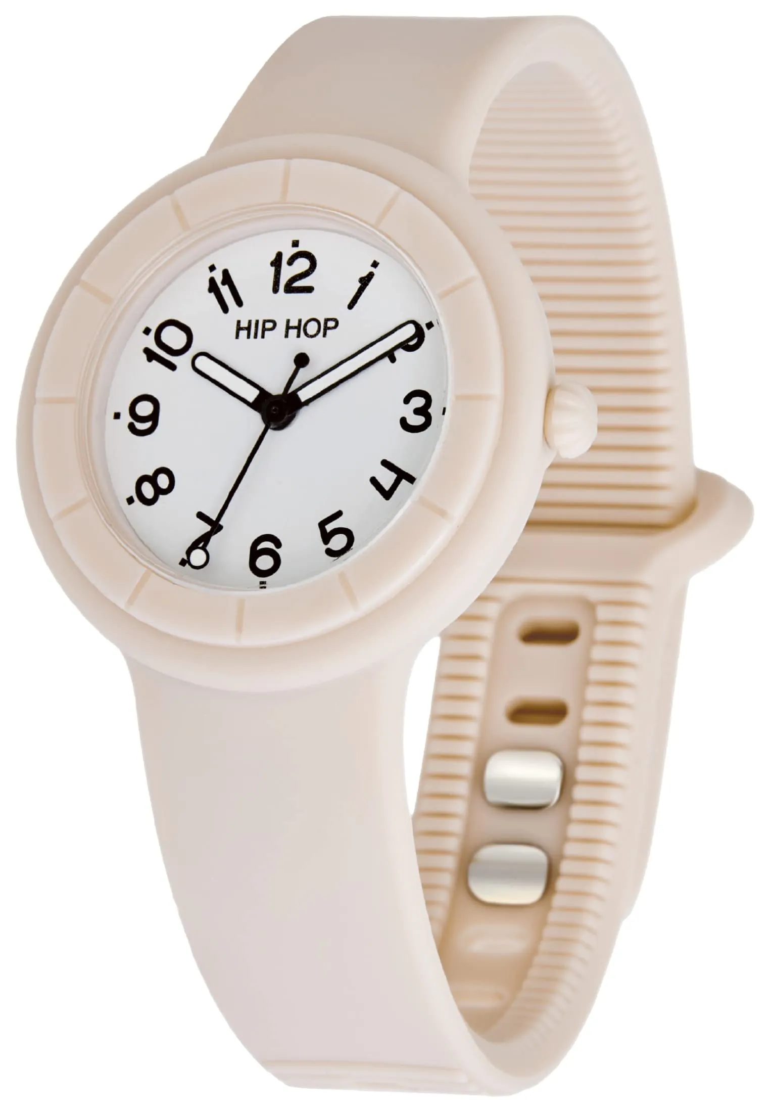 HIP HOP Hero.Dot Orologio Donna Ballet, Cassa 34 mm, Cinturino in Silicone Soft Touch Intercambiabile, Color Cipria - immagine 3