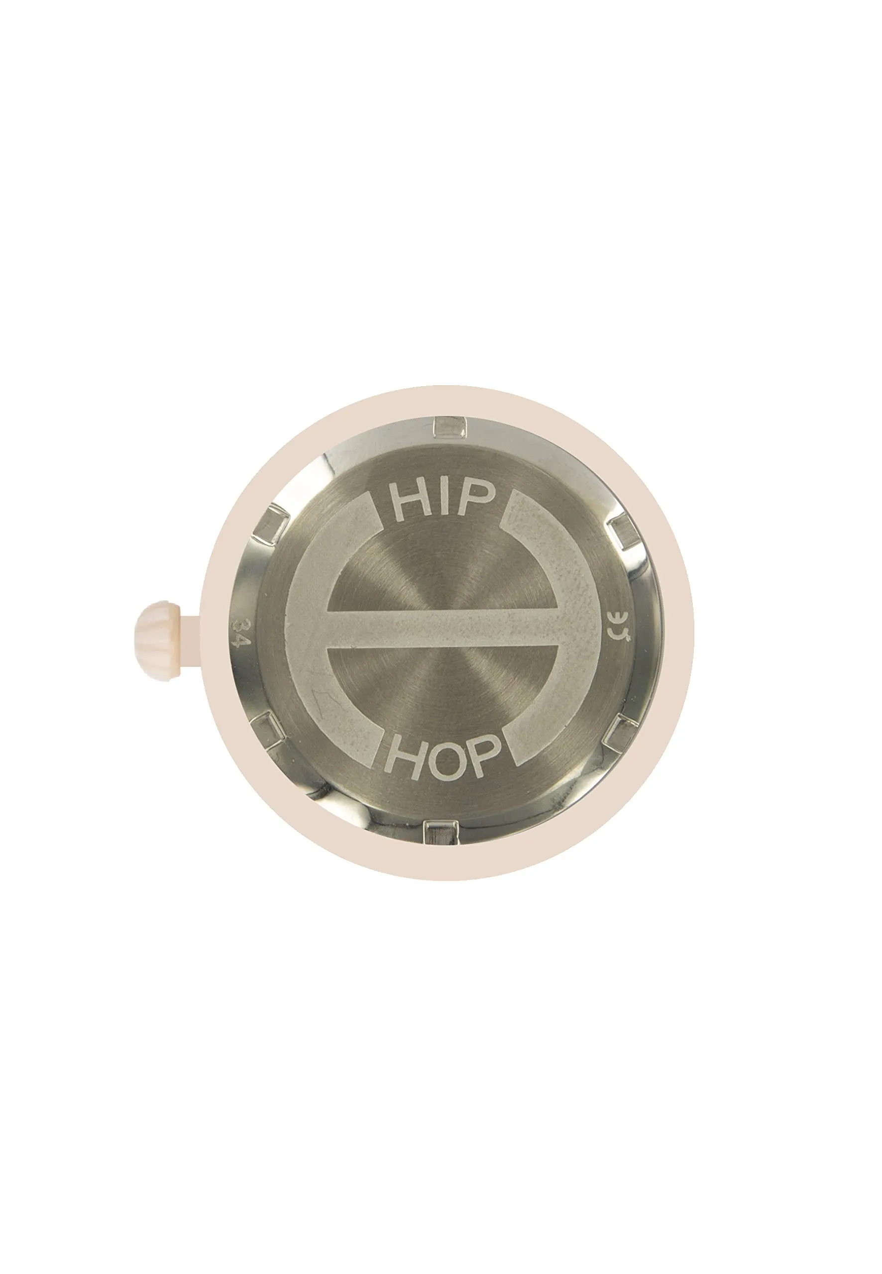 HIP HOP Hero.Dot Orologio Donna Ballet, Cassa 34 mm, Cinturino in Silicone Soft Touch Intercambiabile, Color Cipria - immagine 4
