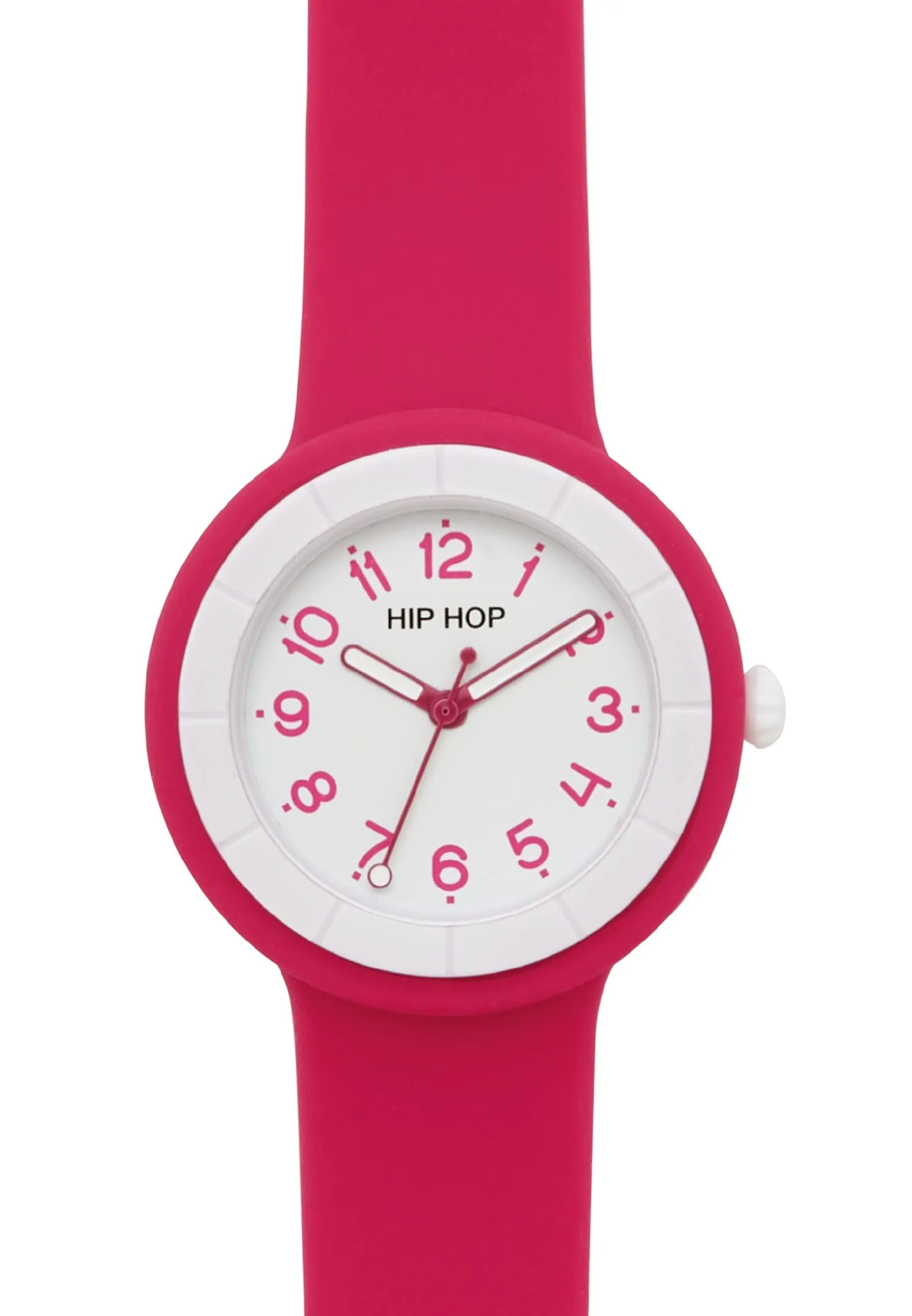 Hip Hop Hero.Dot Orologio Donna Berry, Cassa 34 mm, Cinturino in Silicone Soft Touch Intercambiabile, Movimento al Quarzo, Bordeaux - immagine 2