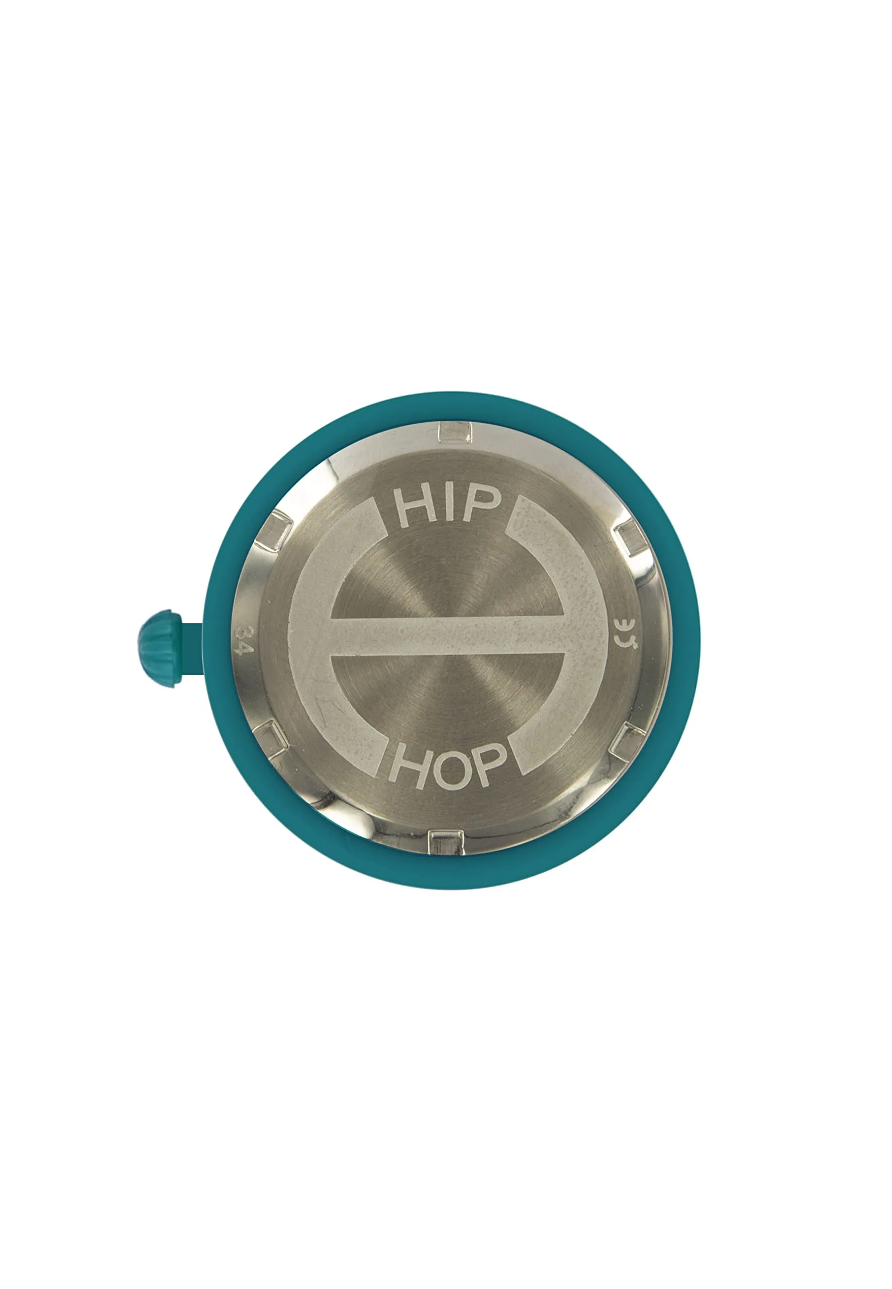 Hip Hop Hero.Dot Orologio Donna Peacock, Cassa 34mm, Cinturino in Silicone Intercambiabile, Verde Petrolio - immagine 4