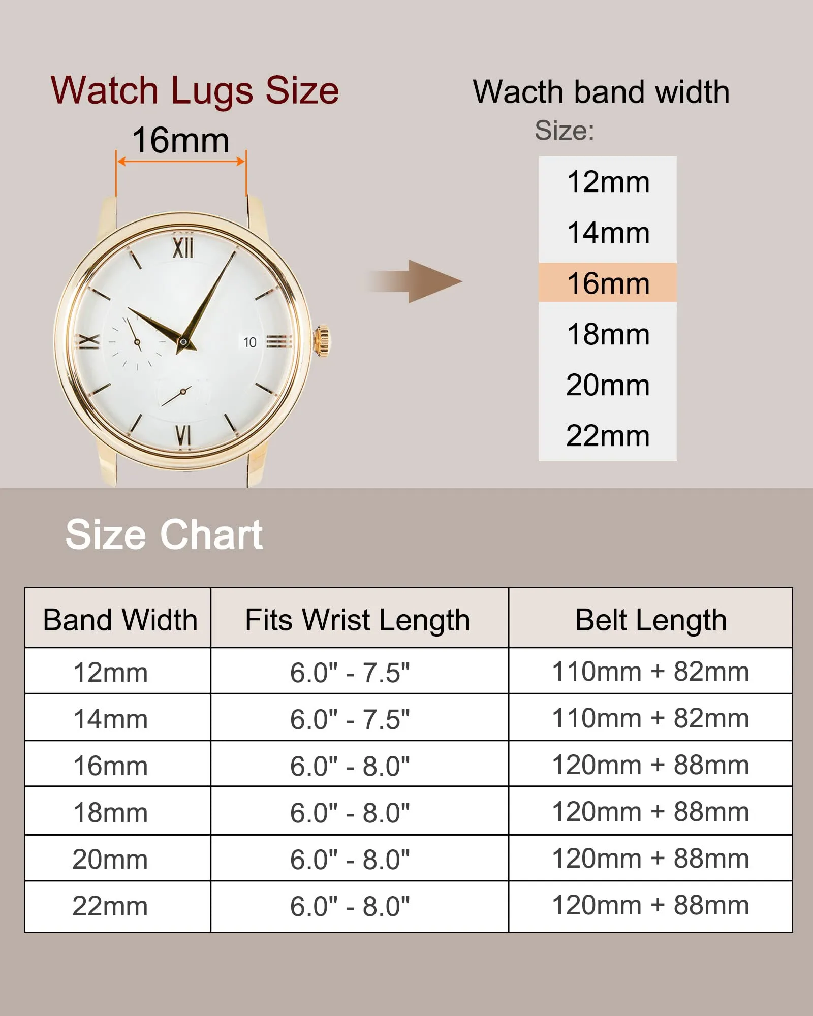 QUARKZMAN Cinturino Orologio in Vera Pelle Viola 14mm - immagine 7