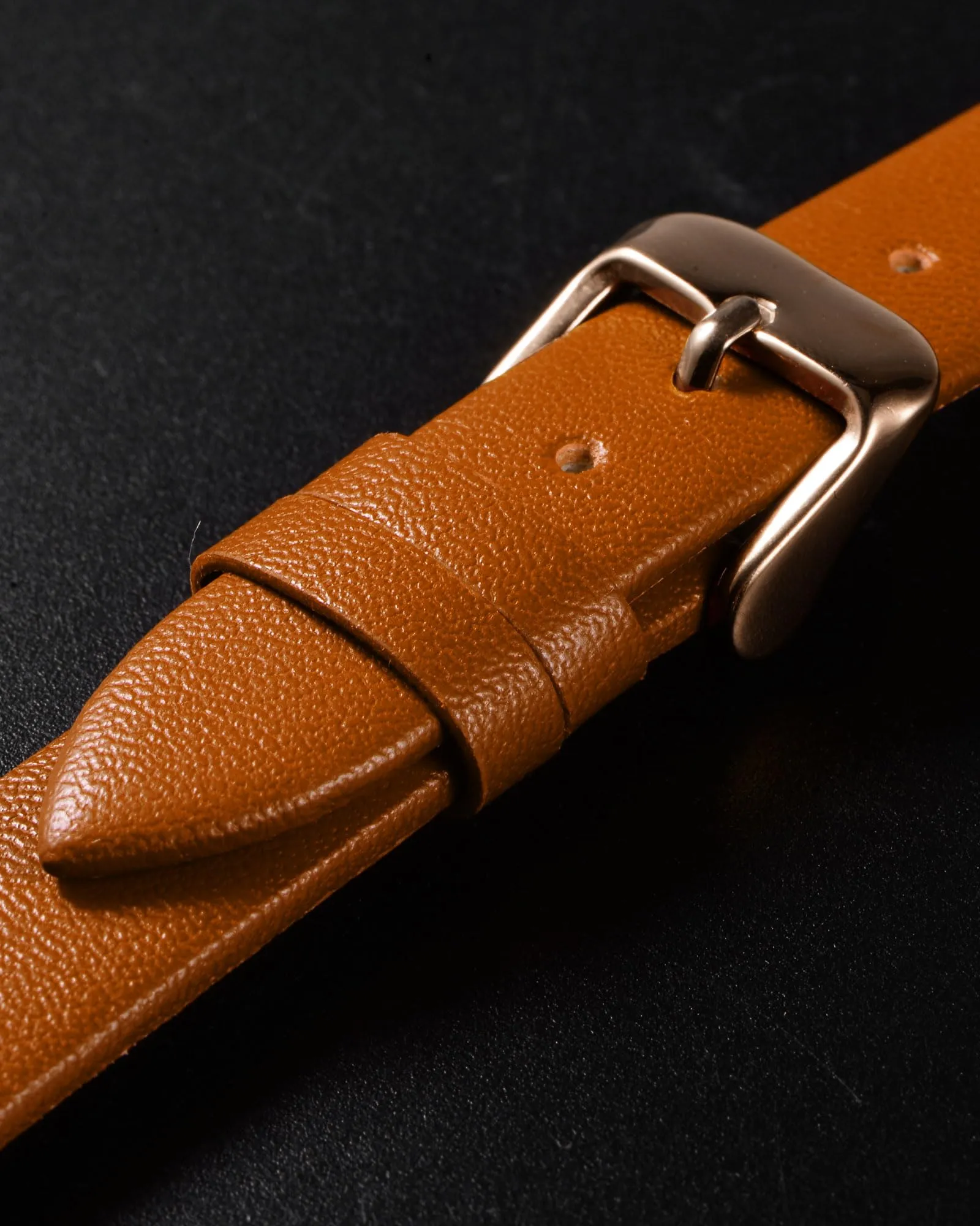 QUARKZMAN Cinturino Orologio in Vera Pelle Marrone 12mm - immagine 4