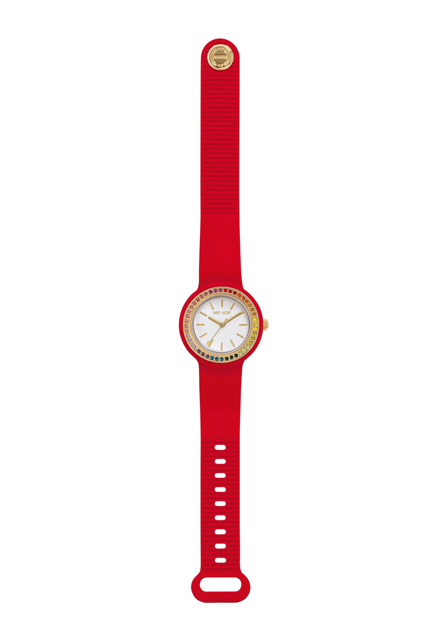 Hip Hop Hero.DOT Bezel Orologio Donna, HWU1307, Cassa 34 mm, Cinturino in Silicone Eco-Friendly - immagine 3