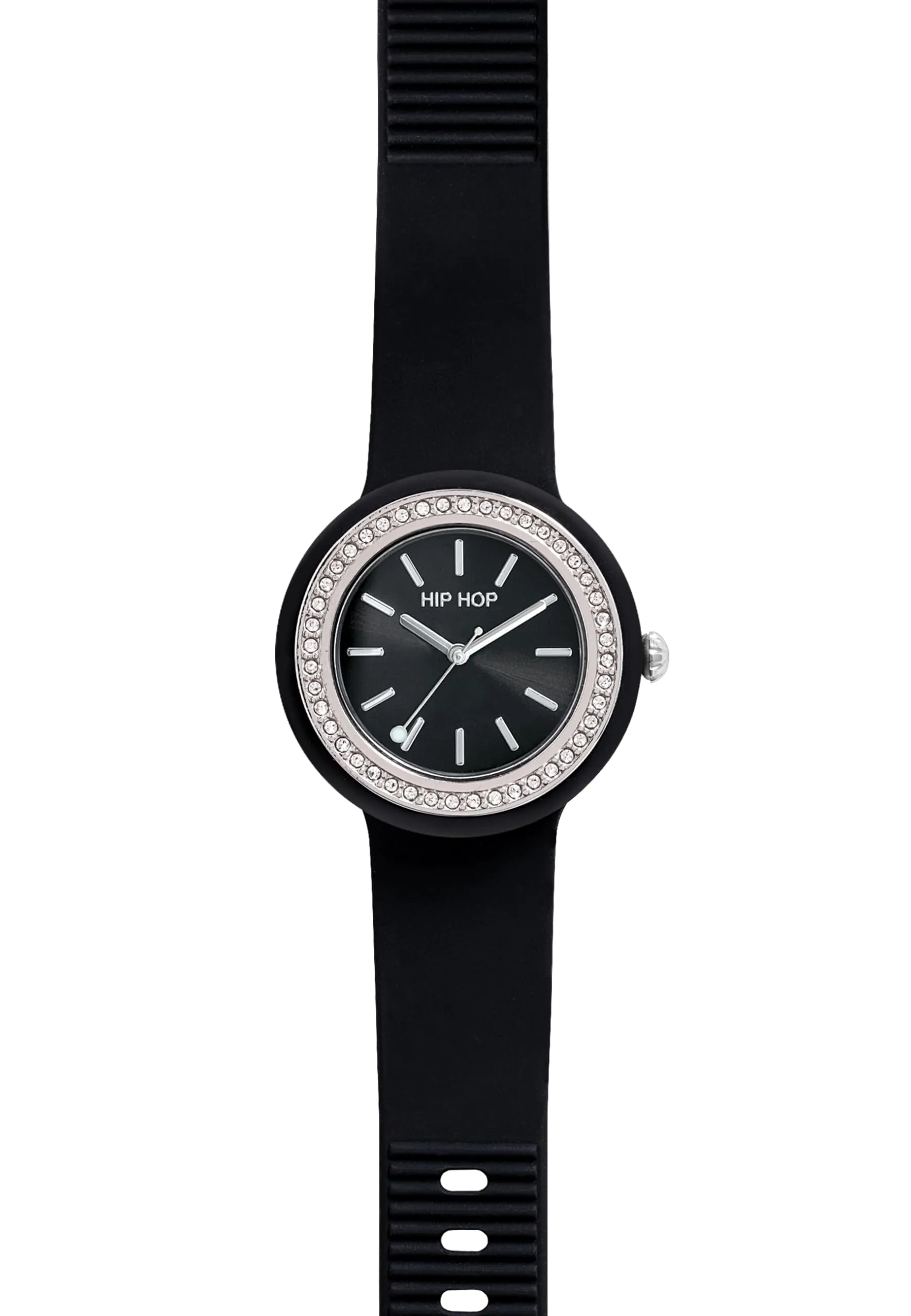 Hip Hop HWU1305 Donna Hero Dot Bezel Orologio Nero Cinturino Silicone - immagine 2