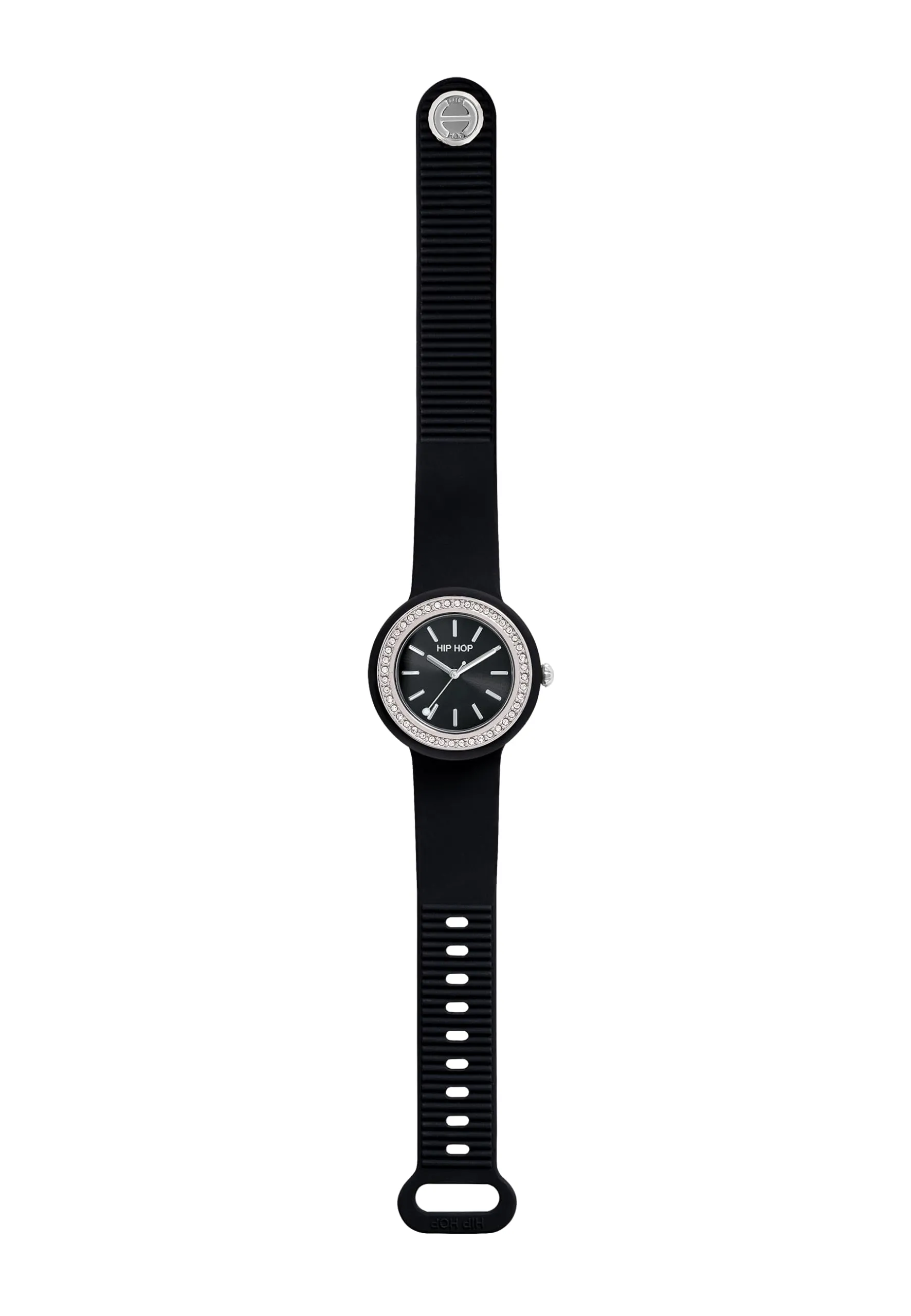 Hip Hop HWU1305 Donna Hero Dot Bezel Orologio Nero Cinturino Silicone - immagine 3