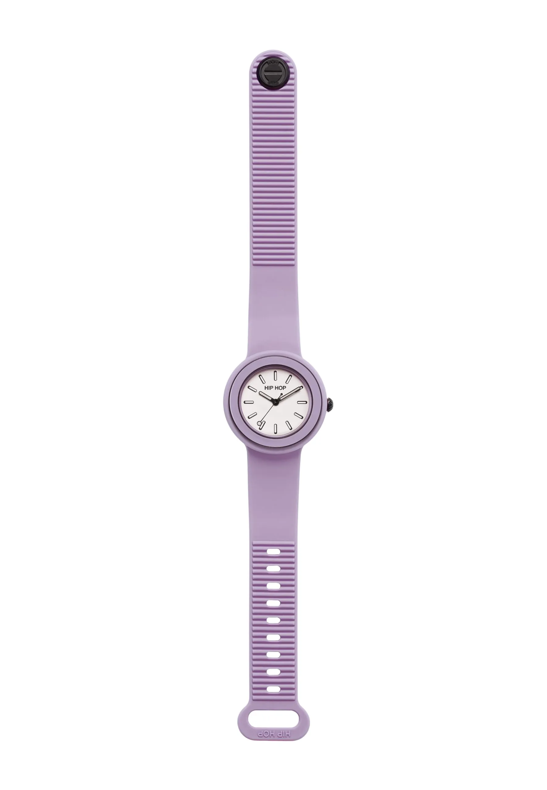 HIP HOP Hero.DOT Bezel Orologio Donna, Quadrante Sketch, Cinturino in Silicone Lilla, Cassa 34 mm, HWU1281 - immagine 3