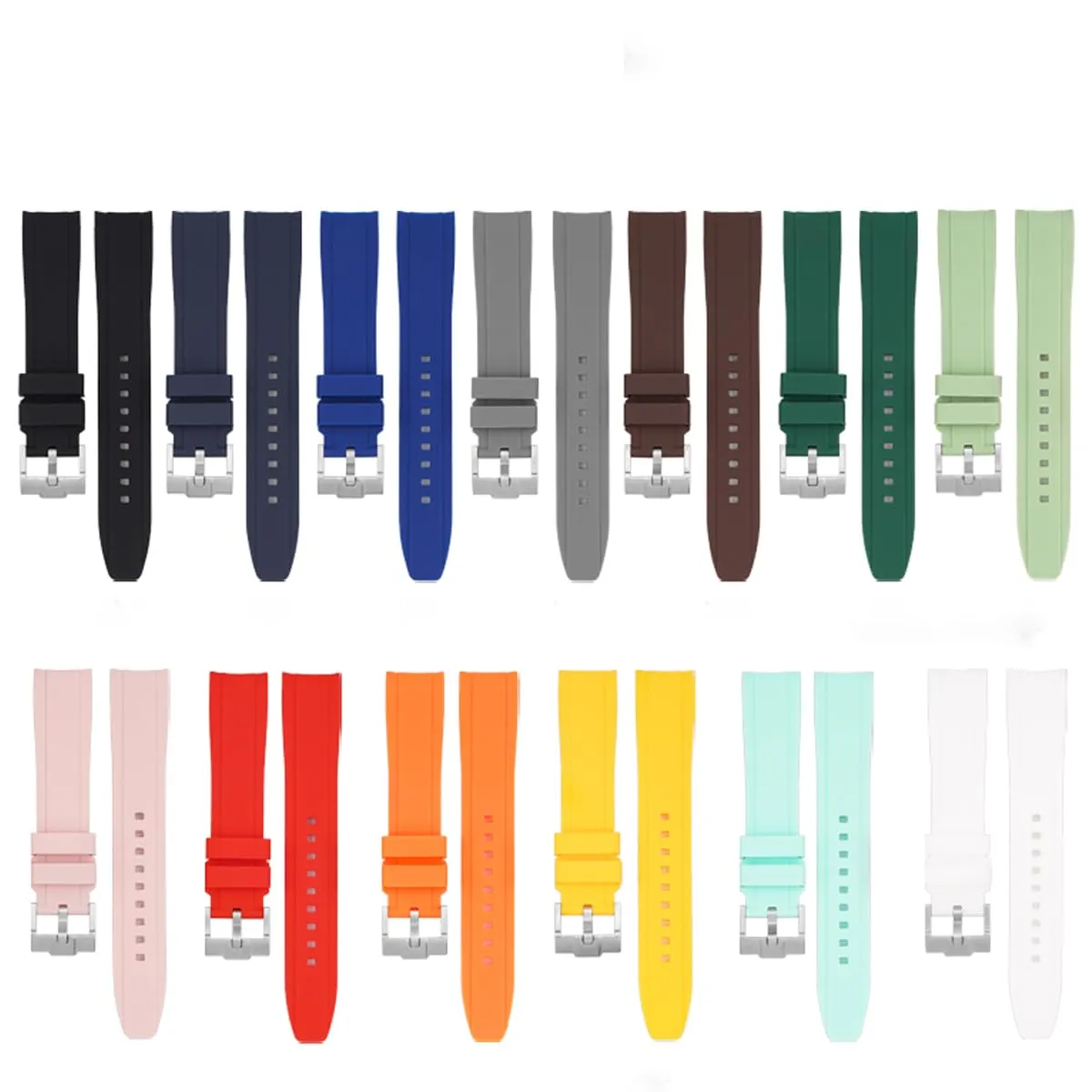 Niziruoup Cinturino Orologio in Silicone 20mm per Omega x Swatch Moonswatch Speedmaster - immagine 7