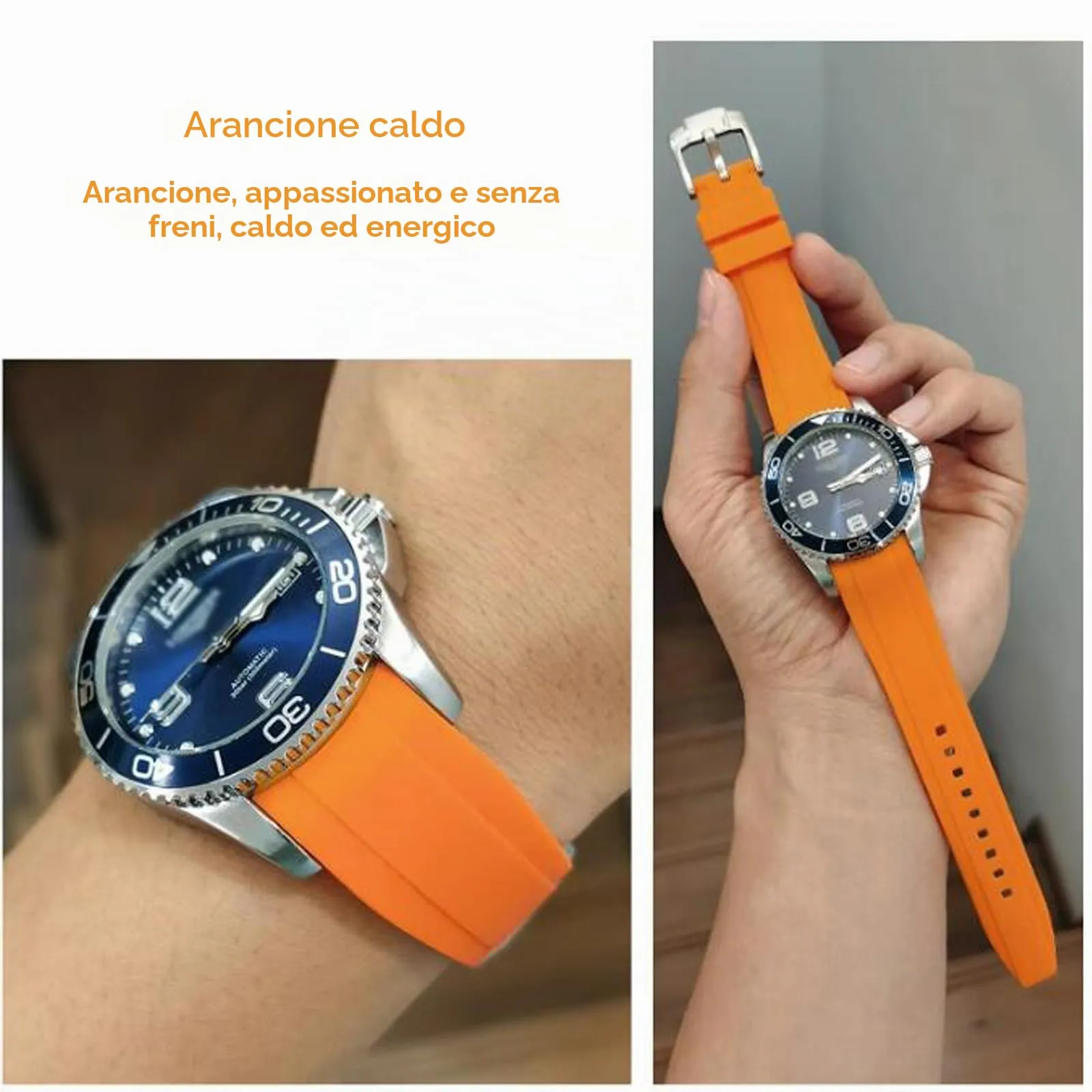 Niziruoup Cinturino in Silicone 20mm per Omega x Swatch Moonswatch Speedmaster - immagine 6