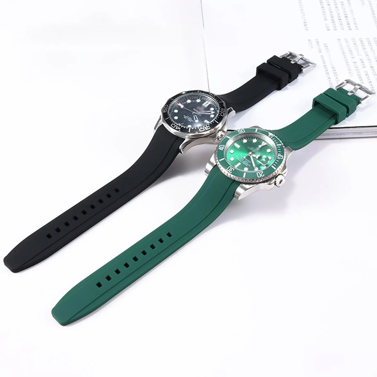 Niziruoup Cinturino Orologio in Silicone Gomma Curve 22mm - immagine 7