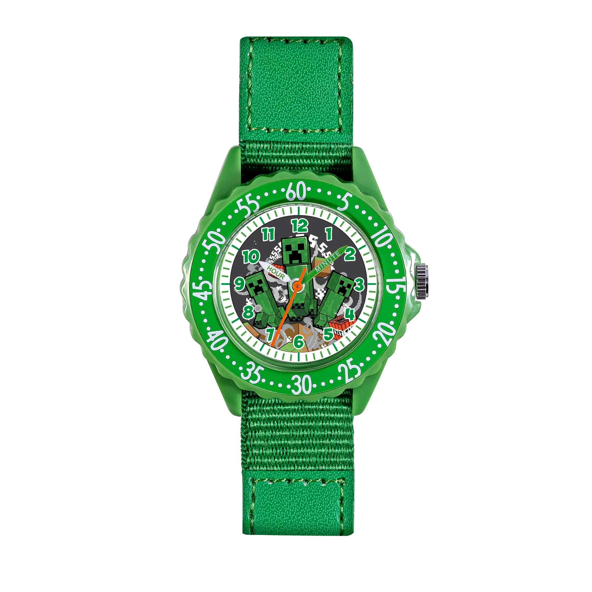 Accutime Orologio Minecraft Time Teacher Verde MIN9036ARG - immagine 1