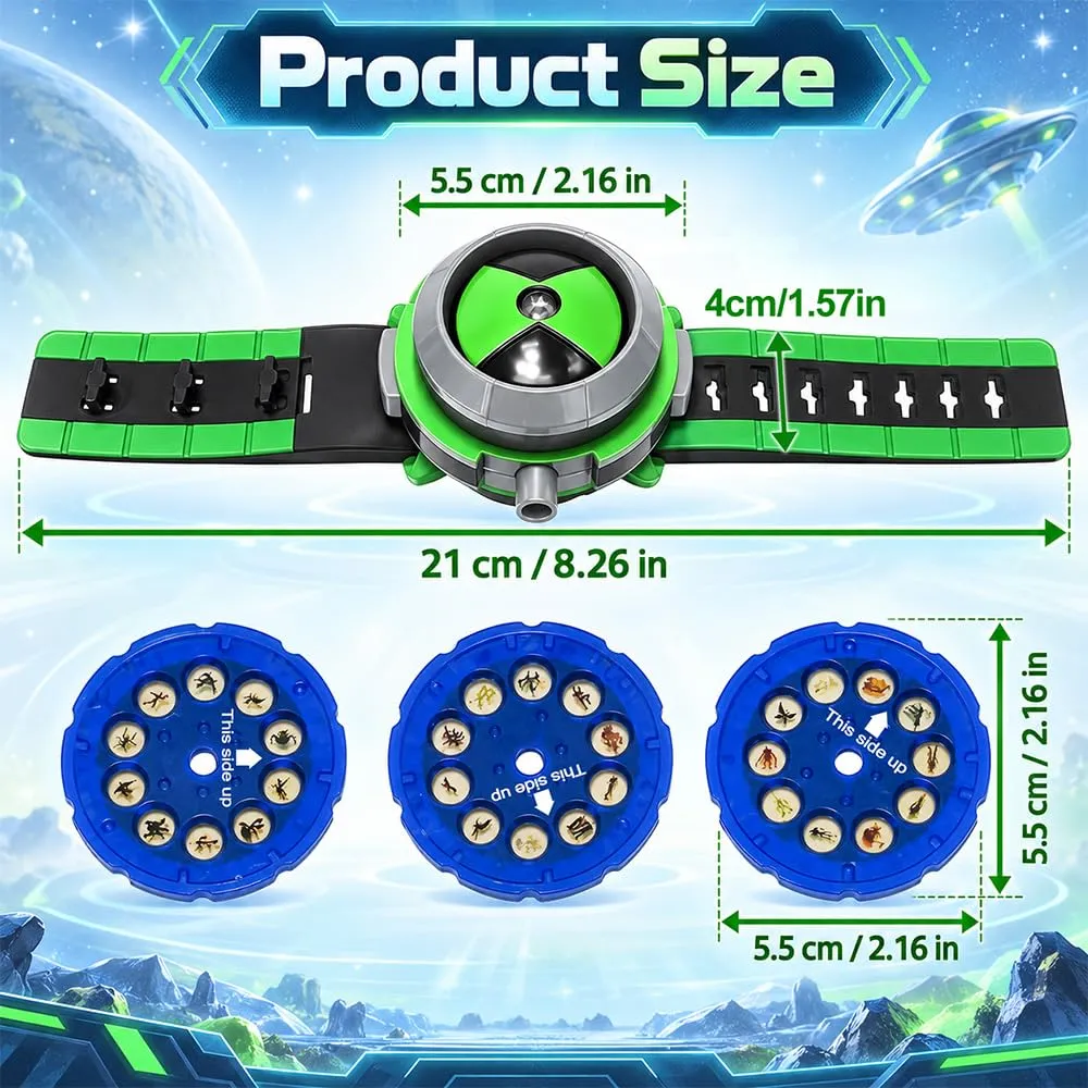 SGZIOO Orologio Proiettore Ben Ten Omnitrix, 30 Immagini - immagine 5