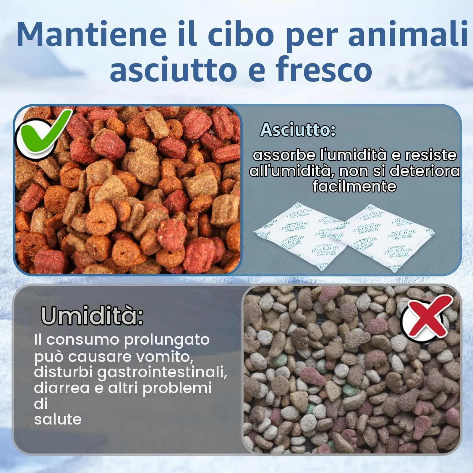 Haliya Essiccante di Ricambio per Petkit 5L, 10 Pezzi - immagine 2