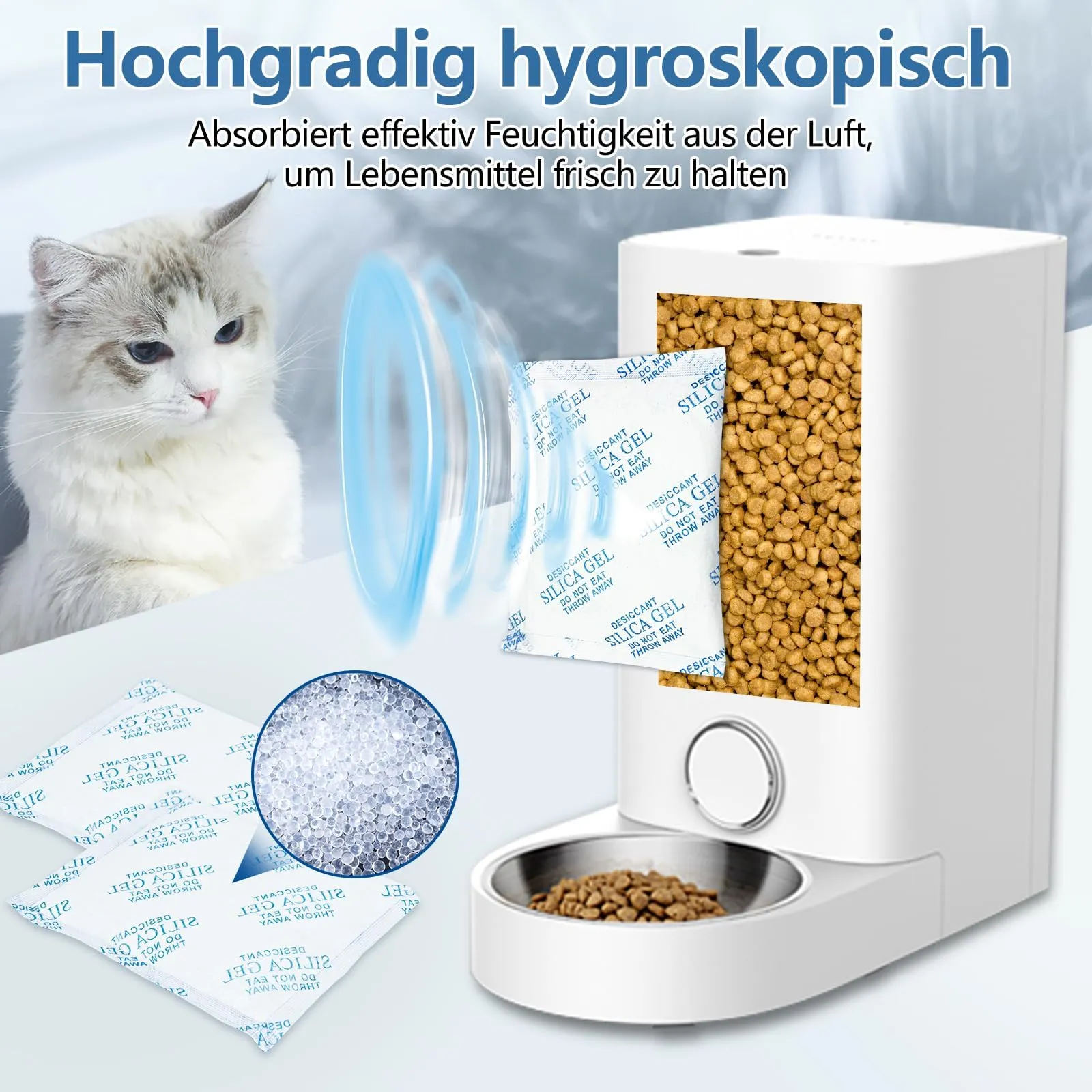 Haliya Essiccante di Ricambio per Petkit 5L, 10 Pezzi - immagine 4