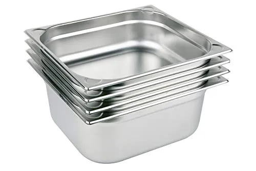 APS 81302 GN 1/3 Contenitore per gastronomia in acciaio inox, 175 x 325 x 65 mm, 2,5 litri - immagine 2
