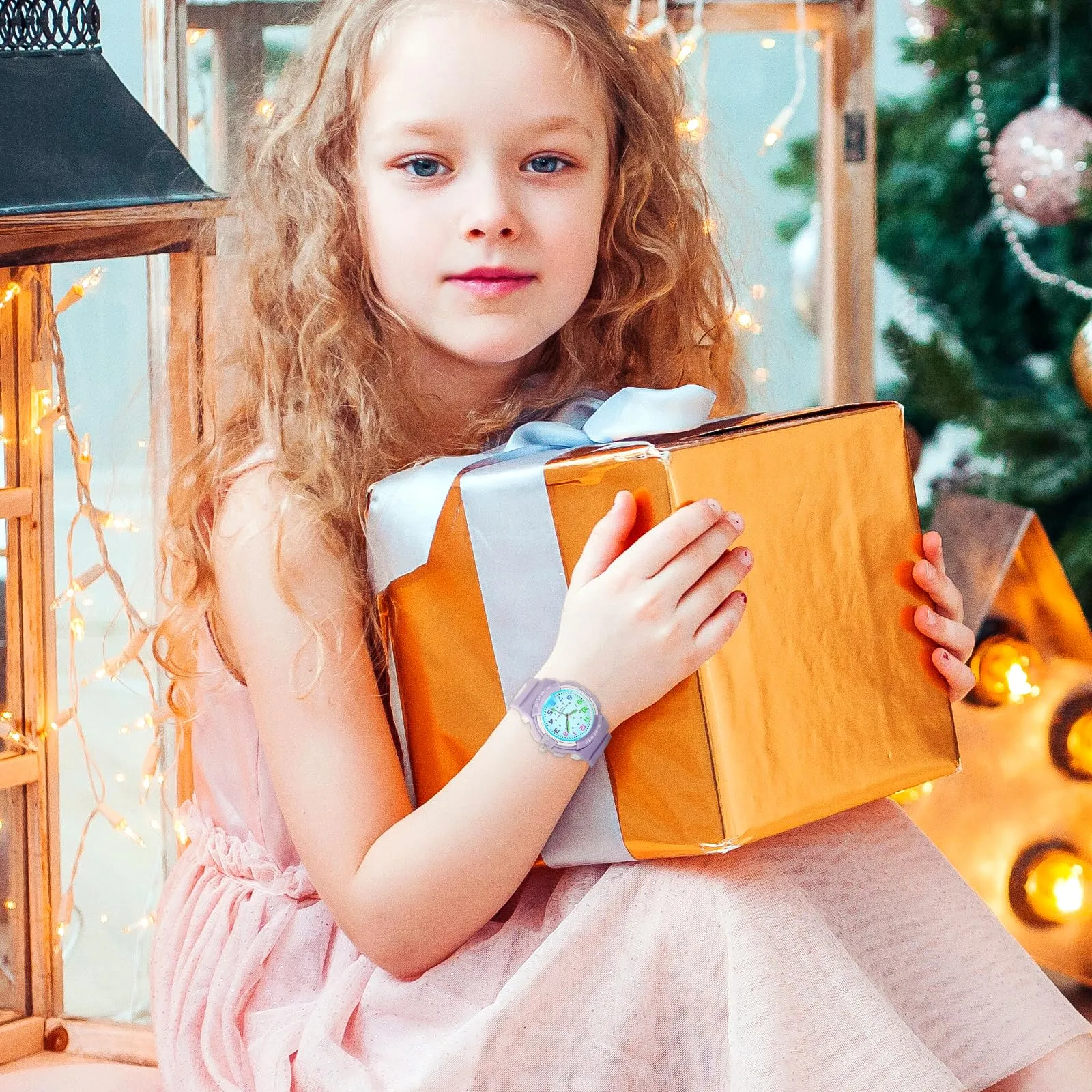 DTKID Orologio Bambini Analogico, Luci 7 Colori, Impermeabile 3 ATM - immagine 6