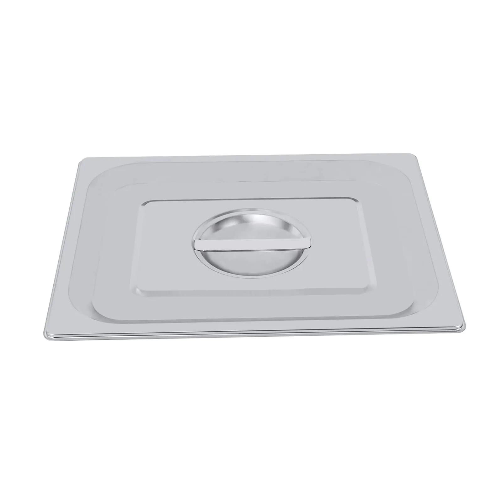 RjcdOPL Set di 4 vassoi GN 1/2 in acciaio inox, 7 L, 32,5 × 26,5 × 15 cm, con coperchio - immagine 8
