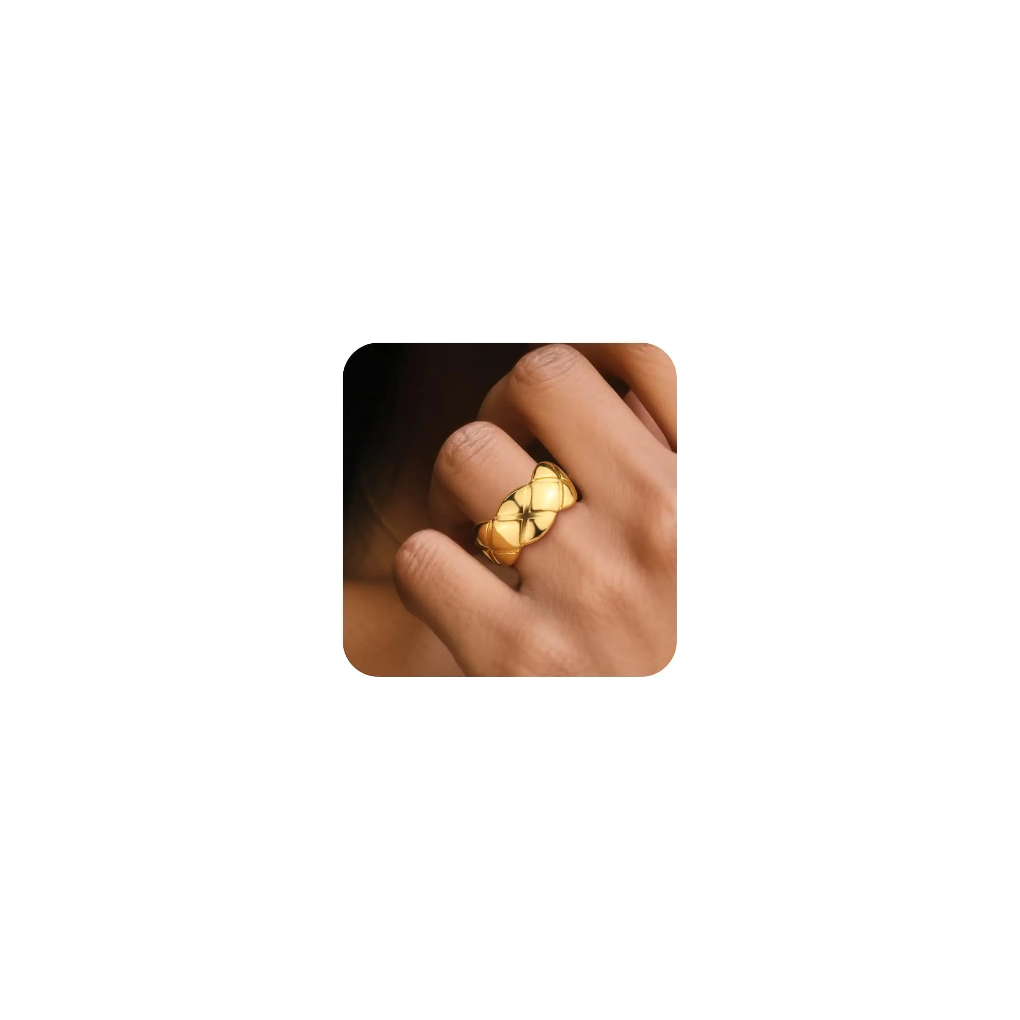 ALEXCRAFT Anello Oro Pollice Regolabile con Zirconi per Donna R0293 - immagine 7