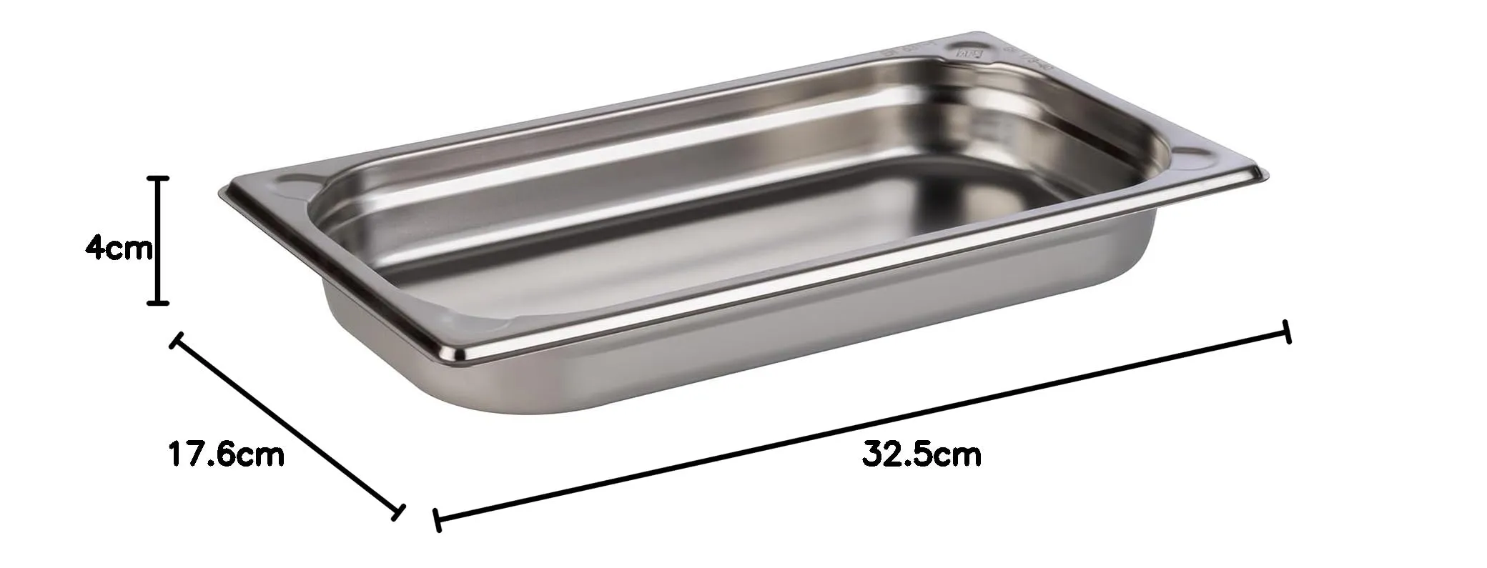 APS 81301 Contenitore GN 1/3, 32,5 x 17,6 x 40 mm, Acciaio Inox, 1,5 Litri - immagine 8