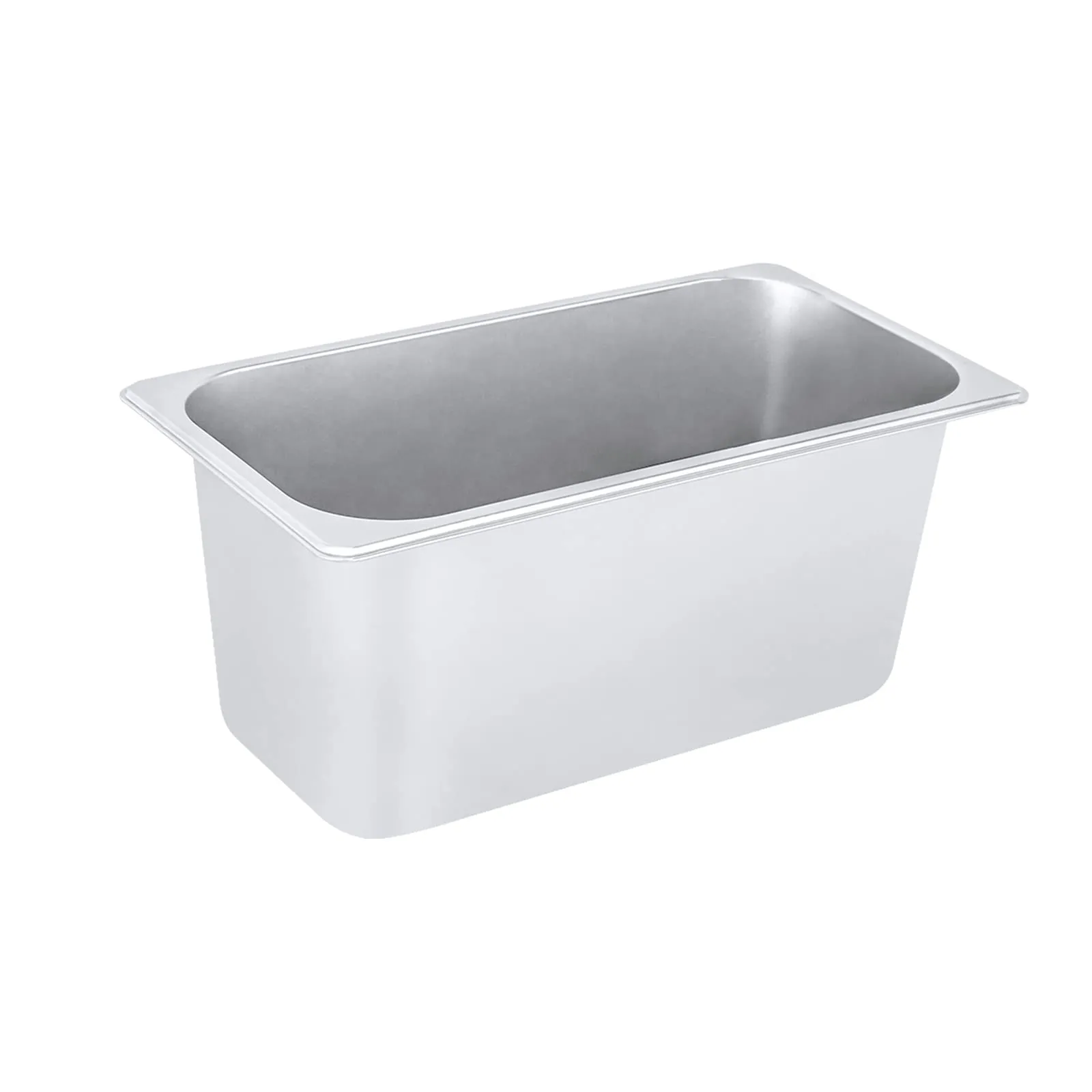 RjcdOPL Set di 4 vassoi GN 1/3 in acciaio inox, 5 l, 32,5 × 17,5 × 15 cm con coperchio - immagine 8