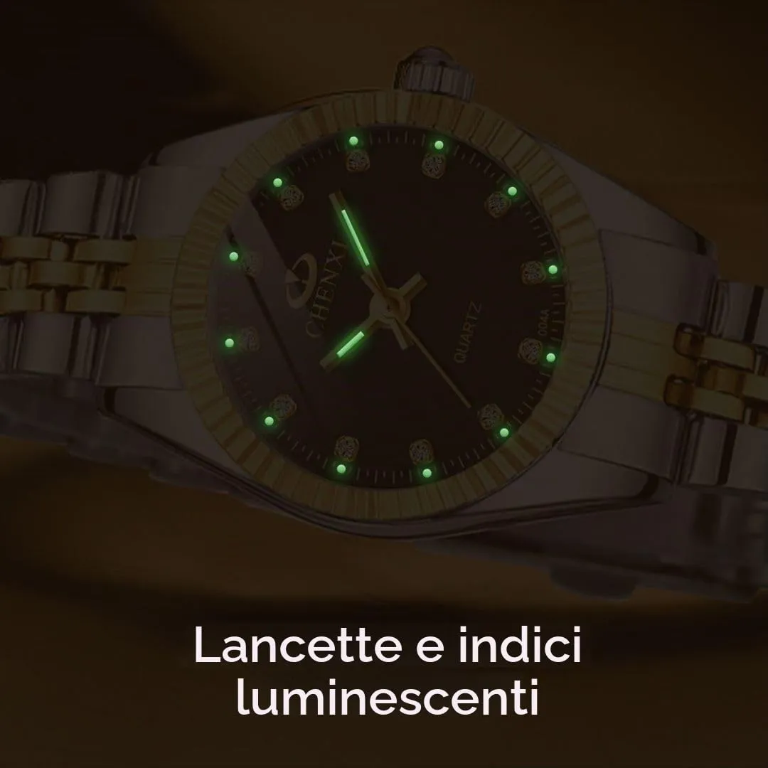 aswan watch Orologio al Quarzo Donna, Acciaio, Diamanti, 26 mm - immagine 5