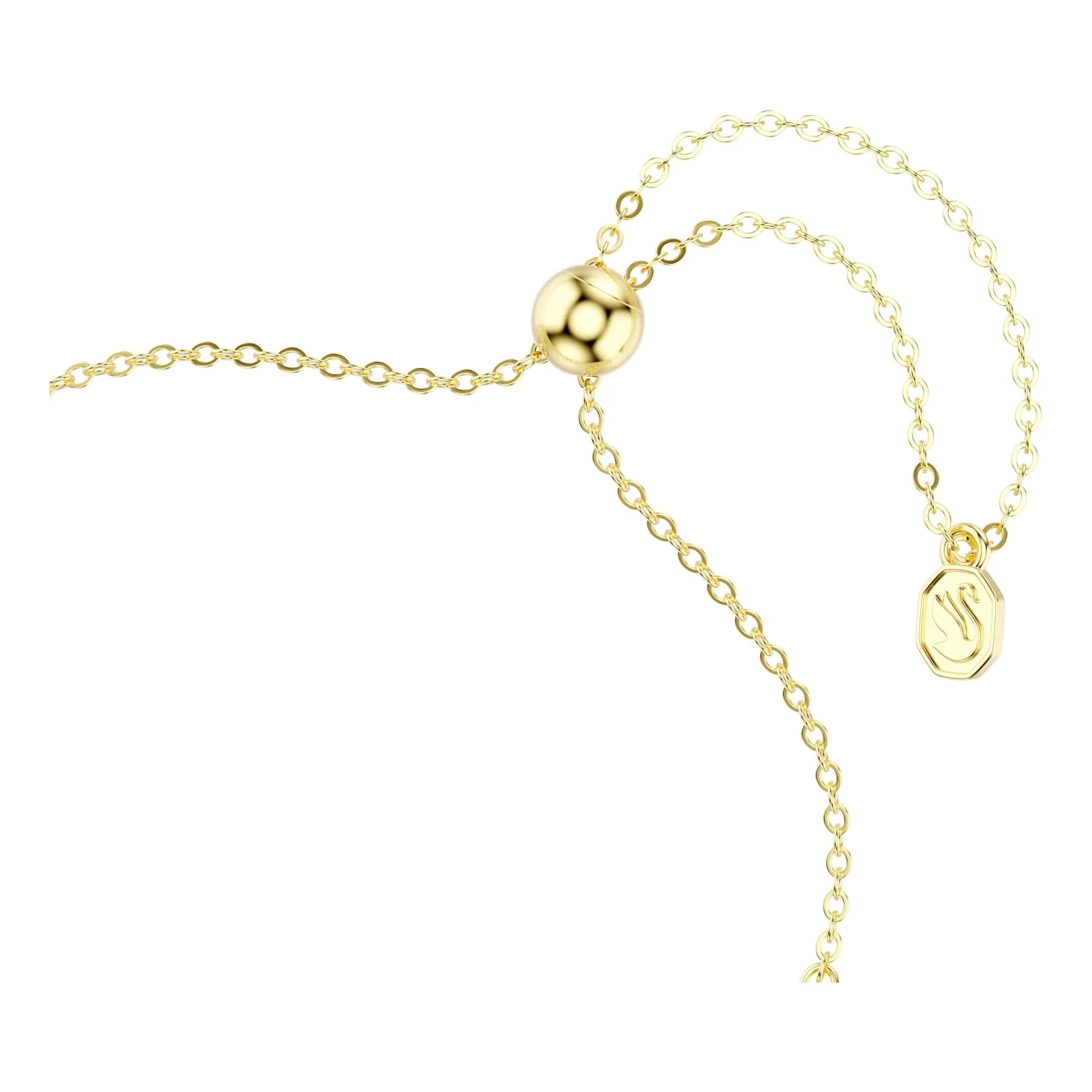Swarovski Imber Braccialetto, Taglio Round, Blu, Finitura Oro 18K - immagine 3
