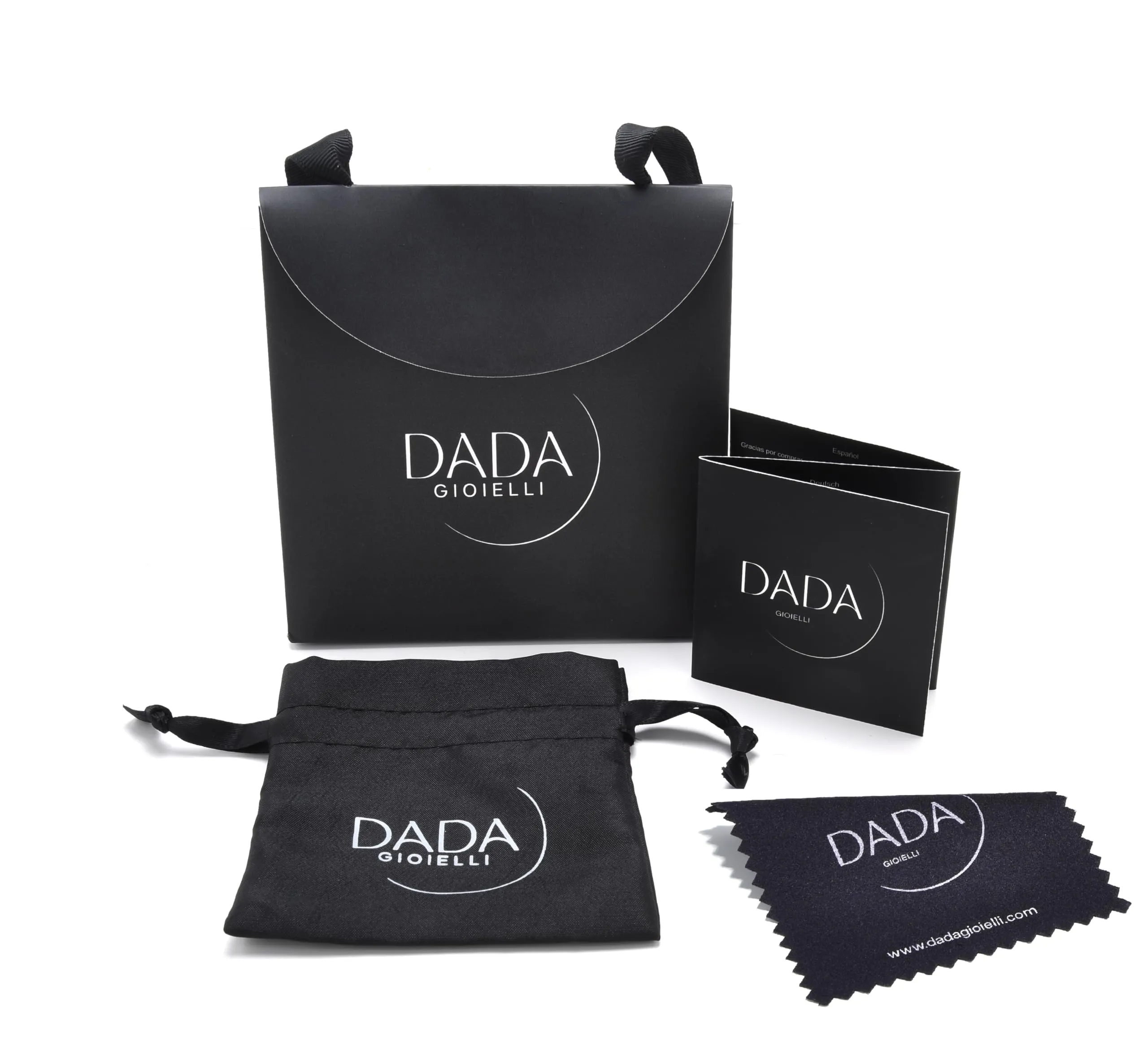 Dada Gioielli Bracciale Donna Anelli Intrecciati a Nodino con Ciondolo Coccinella in Acciaio Inossidabile Nickel-Free - immagine 8