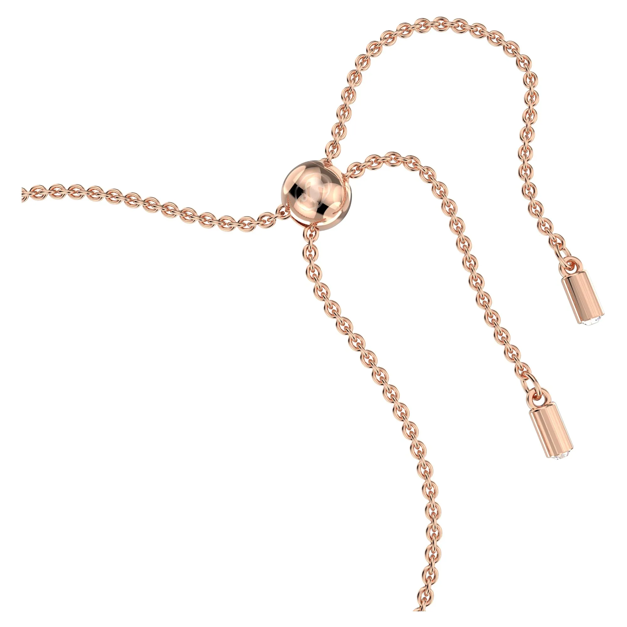 Swarovski Emily Bracelet, Mixed Round-Cut Pink Crystals, Rose-Gold Tone Plated - immagine 3