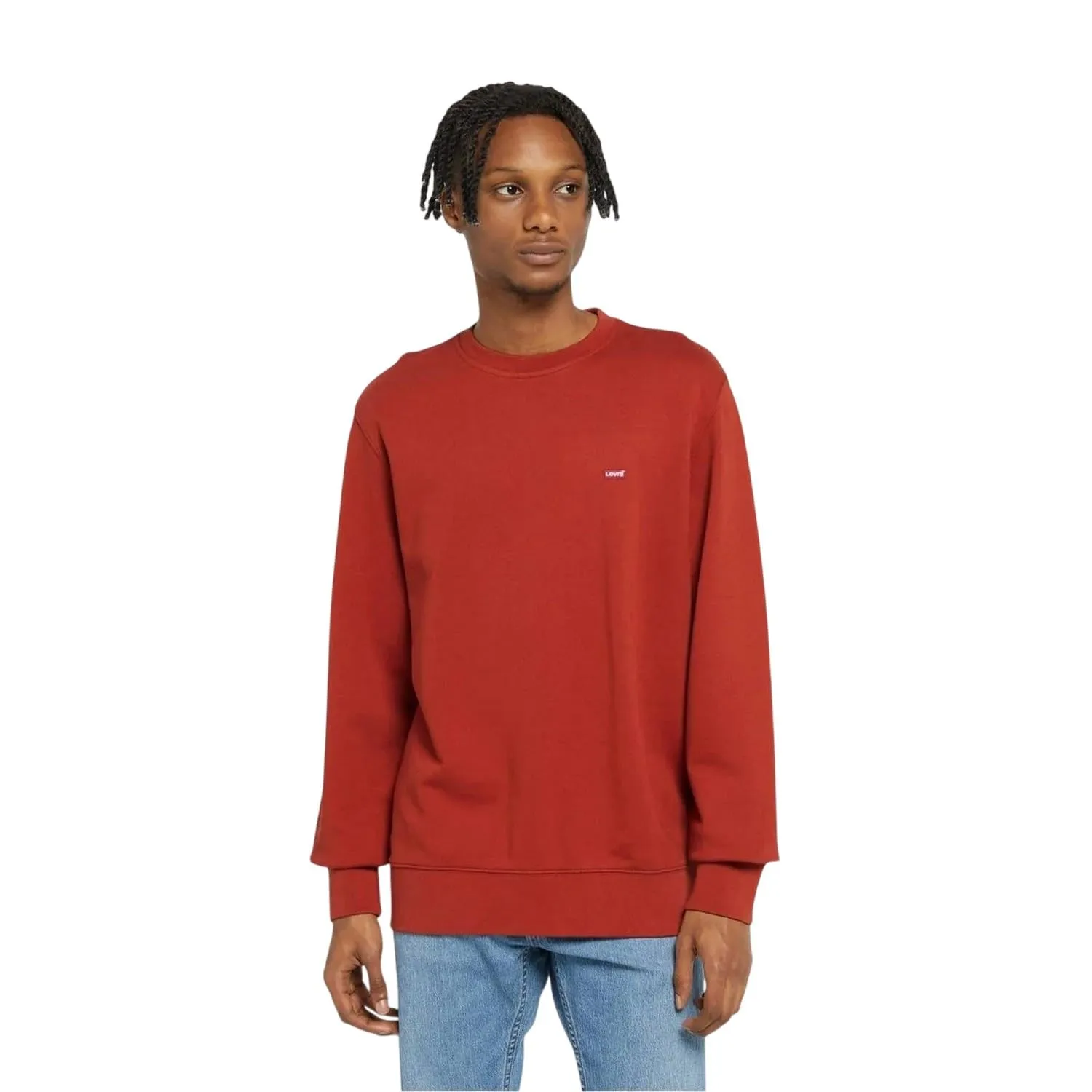 Levi's Crew Felpa Uomo - Etruscan Red, M - immagine 1