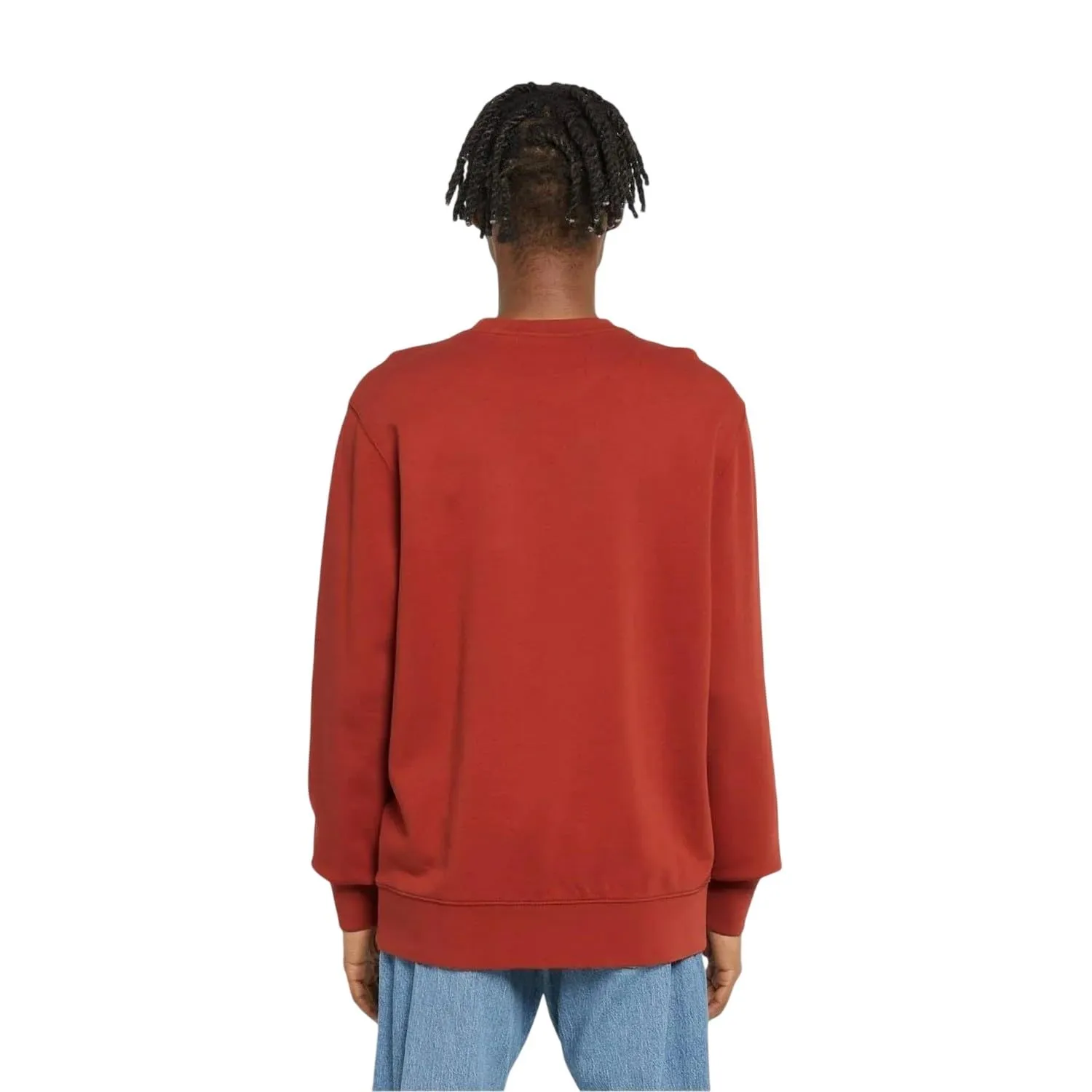 Levi's Crew Felpa Uomo - Etruscan Red, M - immagine 2