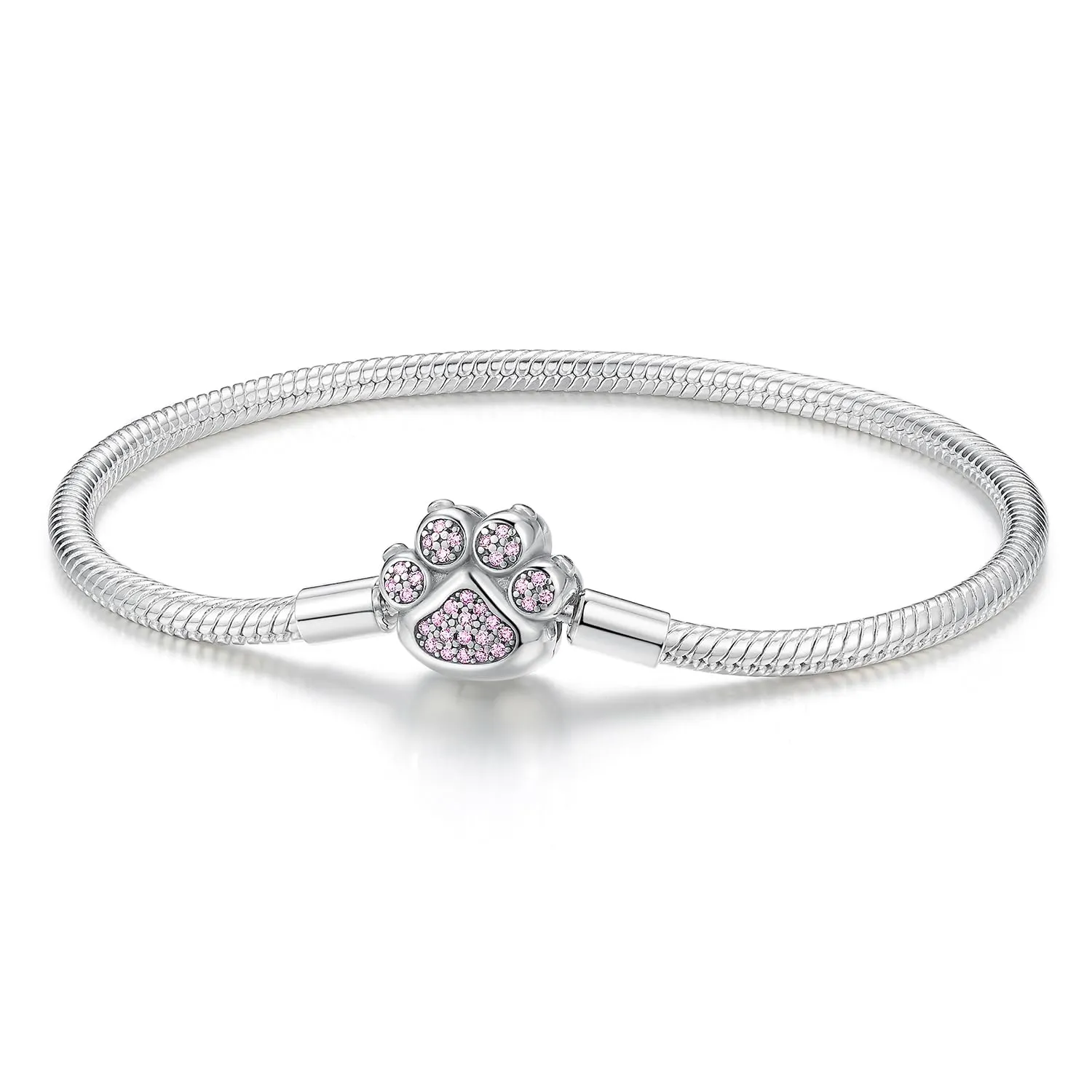 HappyStar Bracciale Donna in Argento Sterling 925 con Maglia Snake - immagine 1