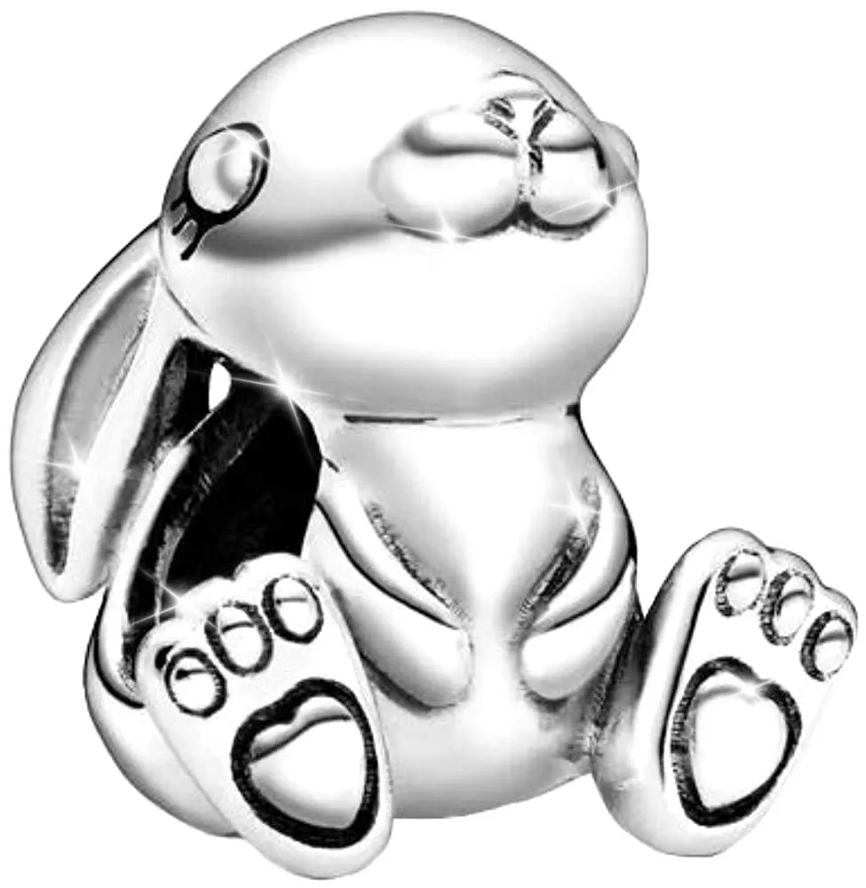 MariaFonte Charm Coniglio Portafortuna in Argento 925 per Bracciali e Collane - immagine 1
