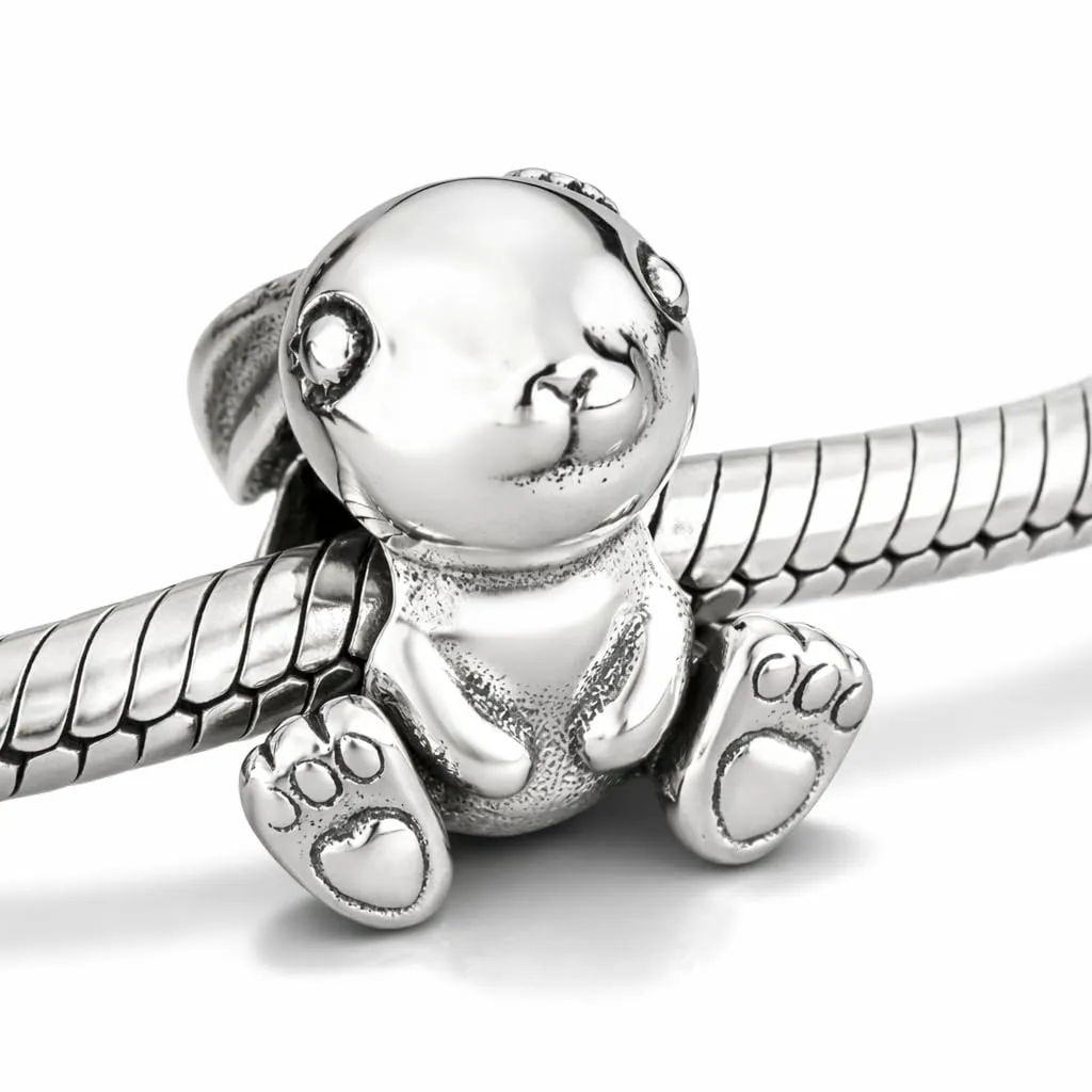 MariaFonte Charm Coniglio Portafortuna in Argento 925 per Bracciali e Collane - immagine 9