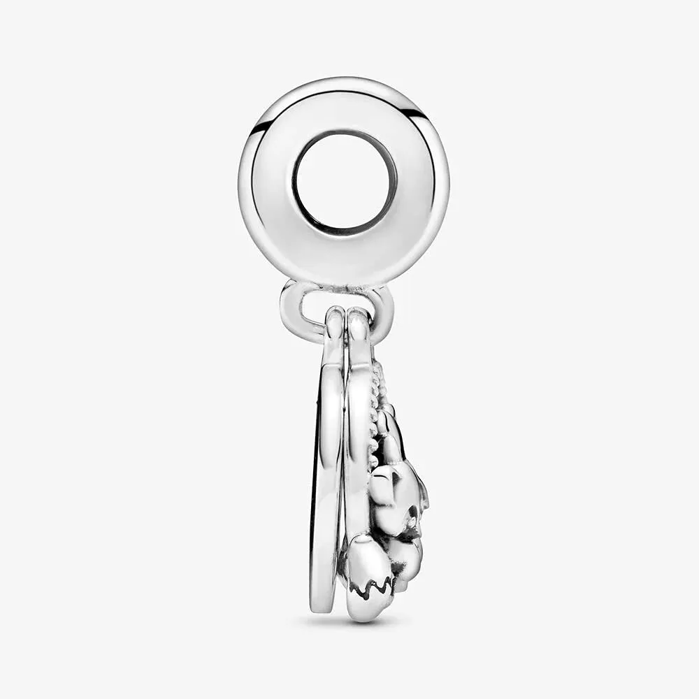 MariaFonte Charm Orso Volpe Scoiattolo in Argento 925 Life is better with Friends - immagine 8