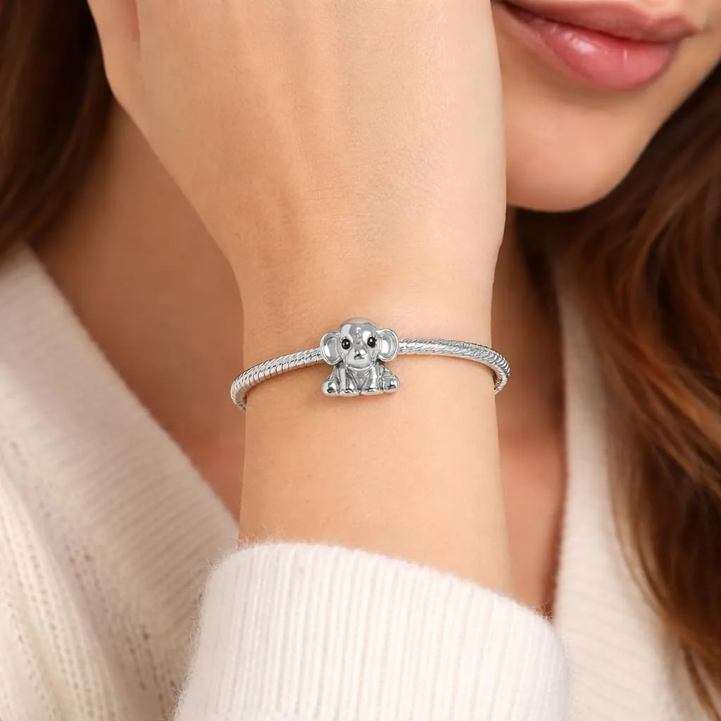 MariaFonte Charm Elefante Portafortuna in Argento 925 - immagine 3